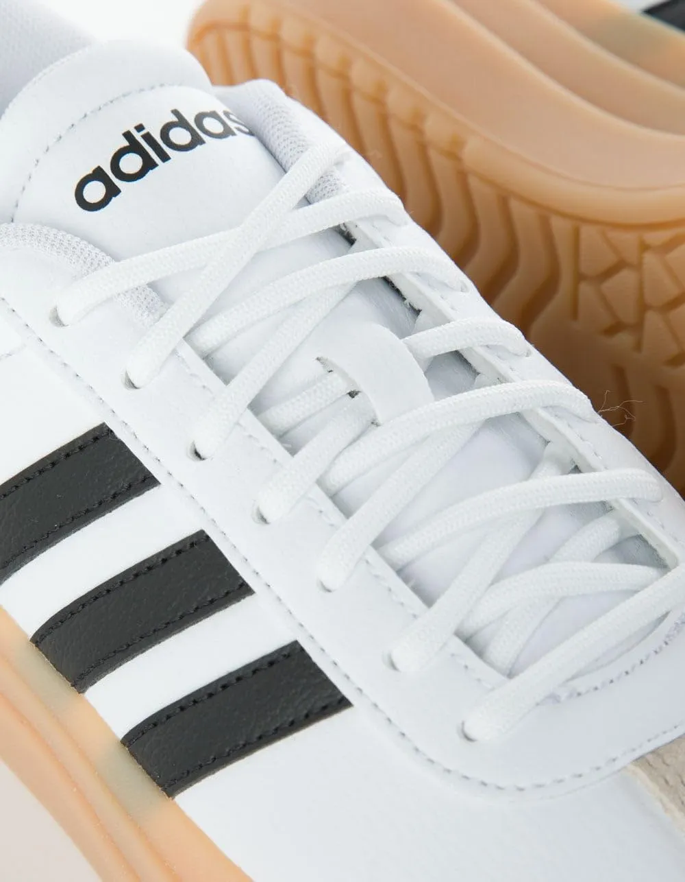 Adidas VL Court Bold Vegan Sneaker da donna, Ftwr White Crystal White, 6.5 - immagine 3