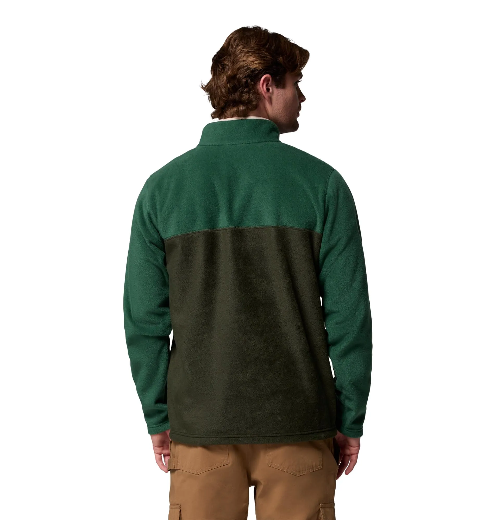 Columbia Steens Mountain Half Snap 2 Men's Fleece, Greenscape Forest, XL - immagine 2