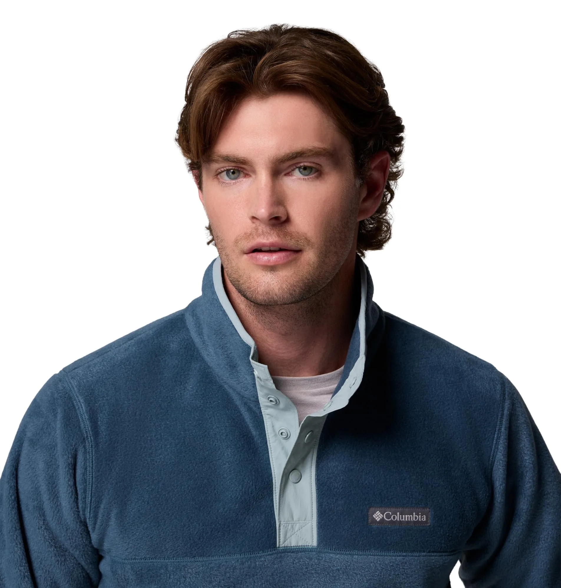 Columbia Steens Mountain Half Snap 2 Men's Fleece, Dark Blue, Size S - immagine 3