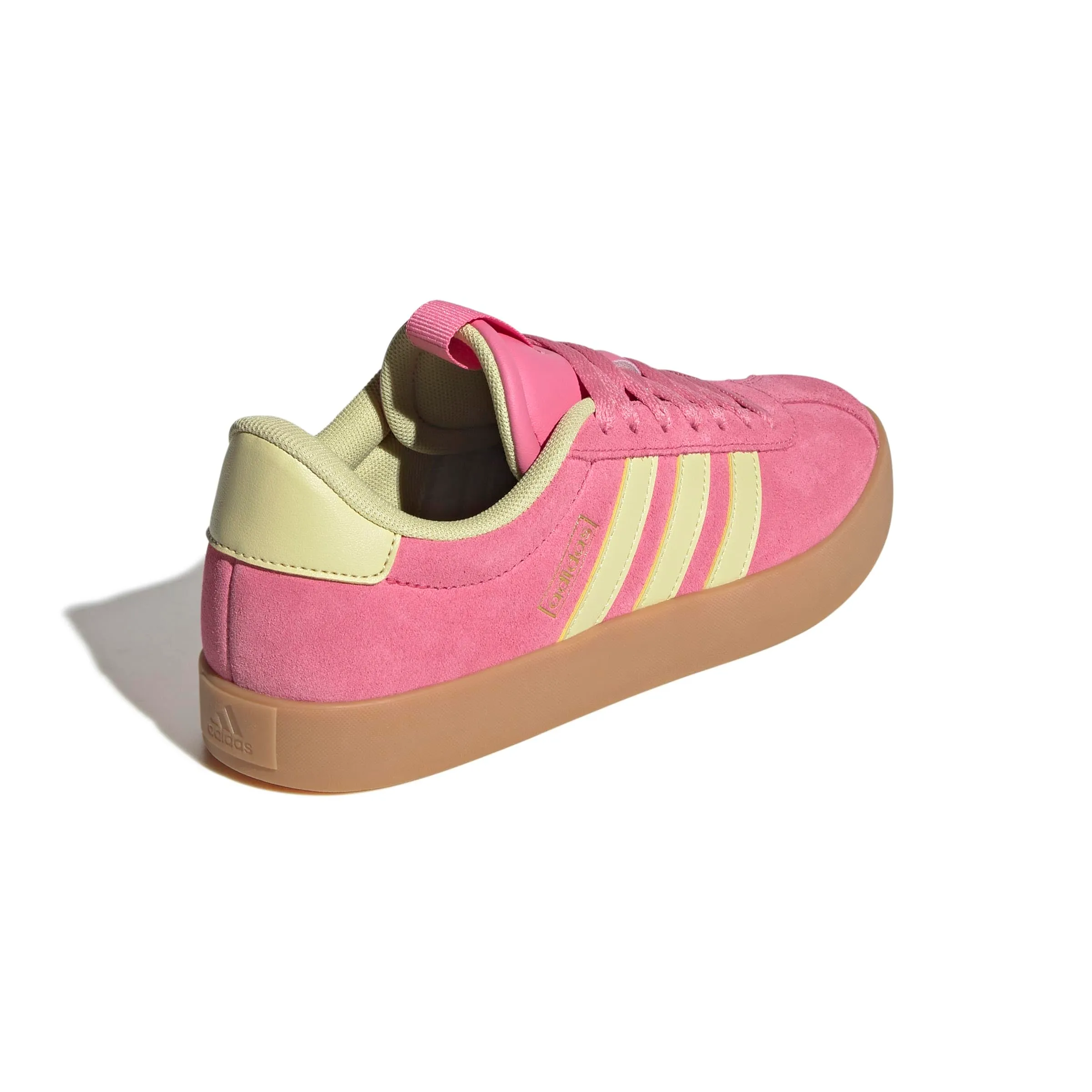 adidas NEO VLCOURT Sneakers Pink Fusion Giallo Cipria Oro Metallizzato 36 EU - immagine 5