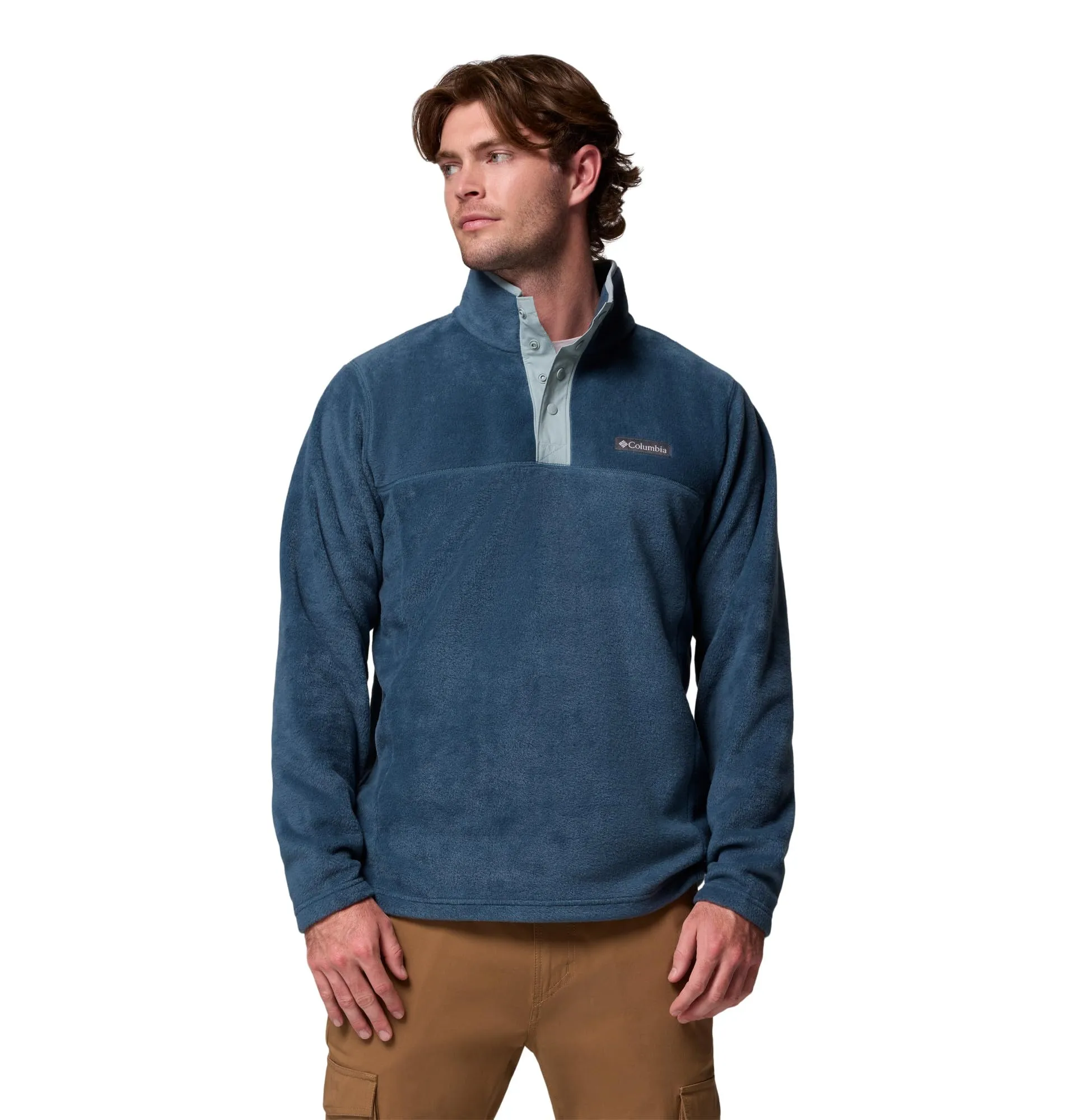 Columbia Steens Mountain Half Snap 2 Men's Fleece, Everblue, XXL - immagine 1