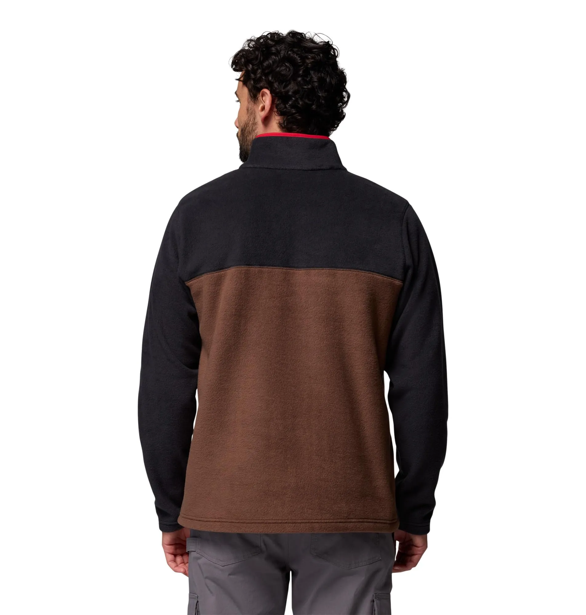 Columbia Steens Mountain Half Snap 2 Pile Pullover - Tabacco, Nero, Mtn Red, XXL - immagine 2