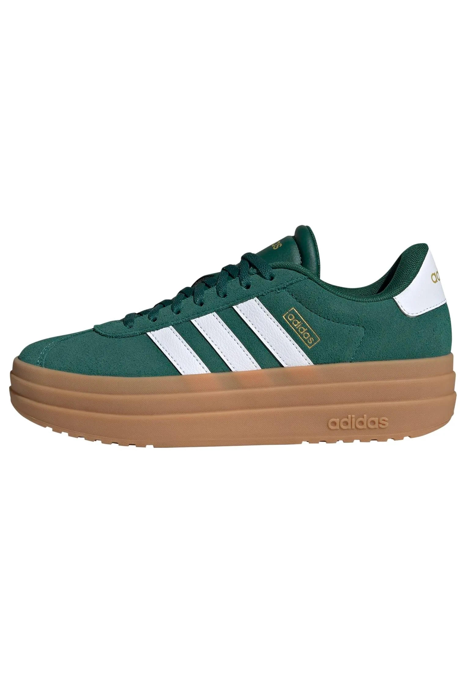 adidas VL Court Bold Shoes - Collegiate Green/Cloud White/Gold Metallic - 37 1/3 EU - immagine 1