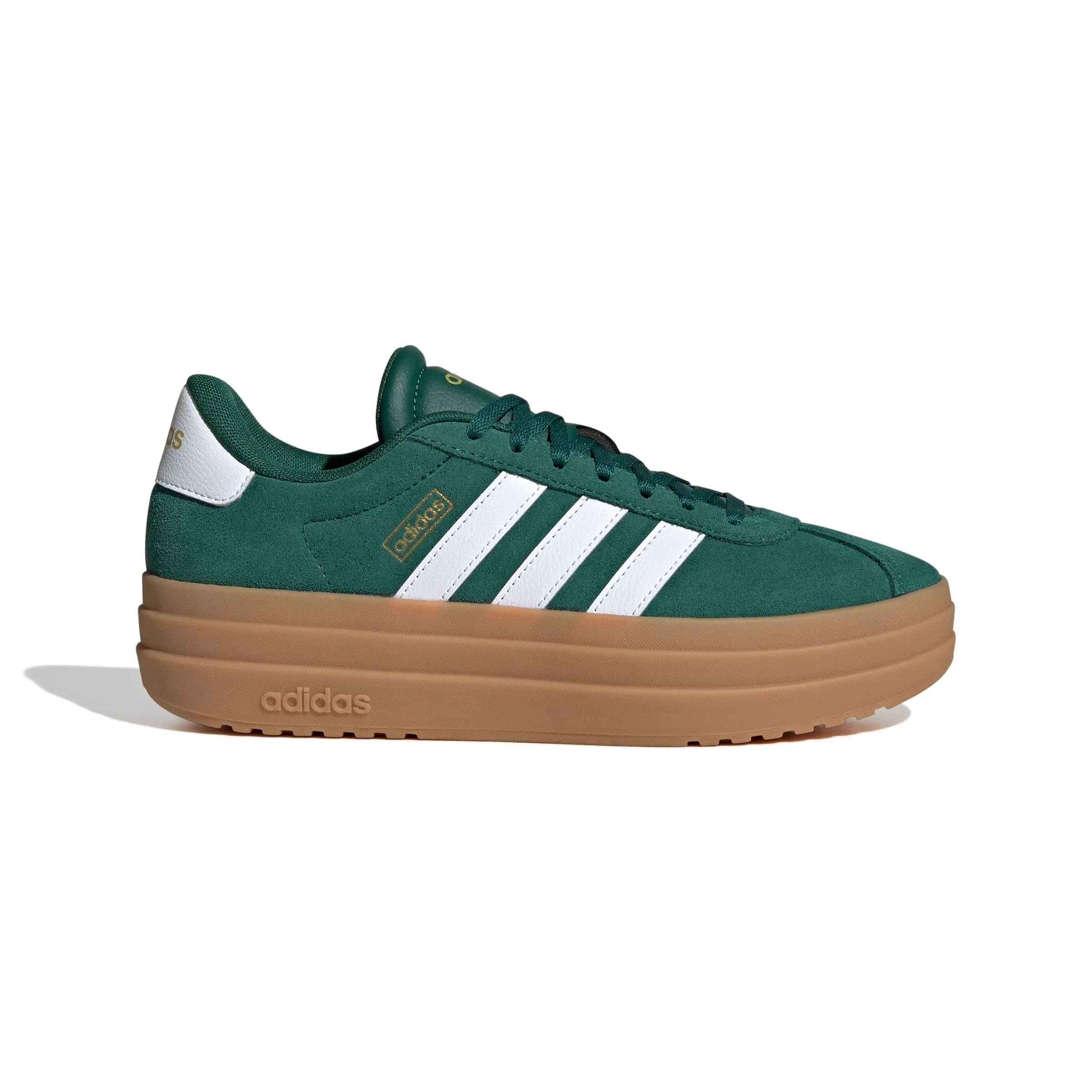 adidas VL Court Bold Shoes - Collegiate Green/Cloud White/Gold Metallic - 37 1/3 EU - immagine 2