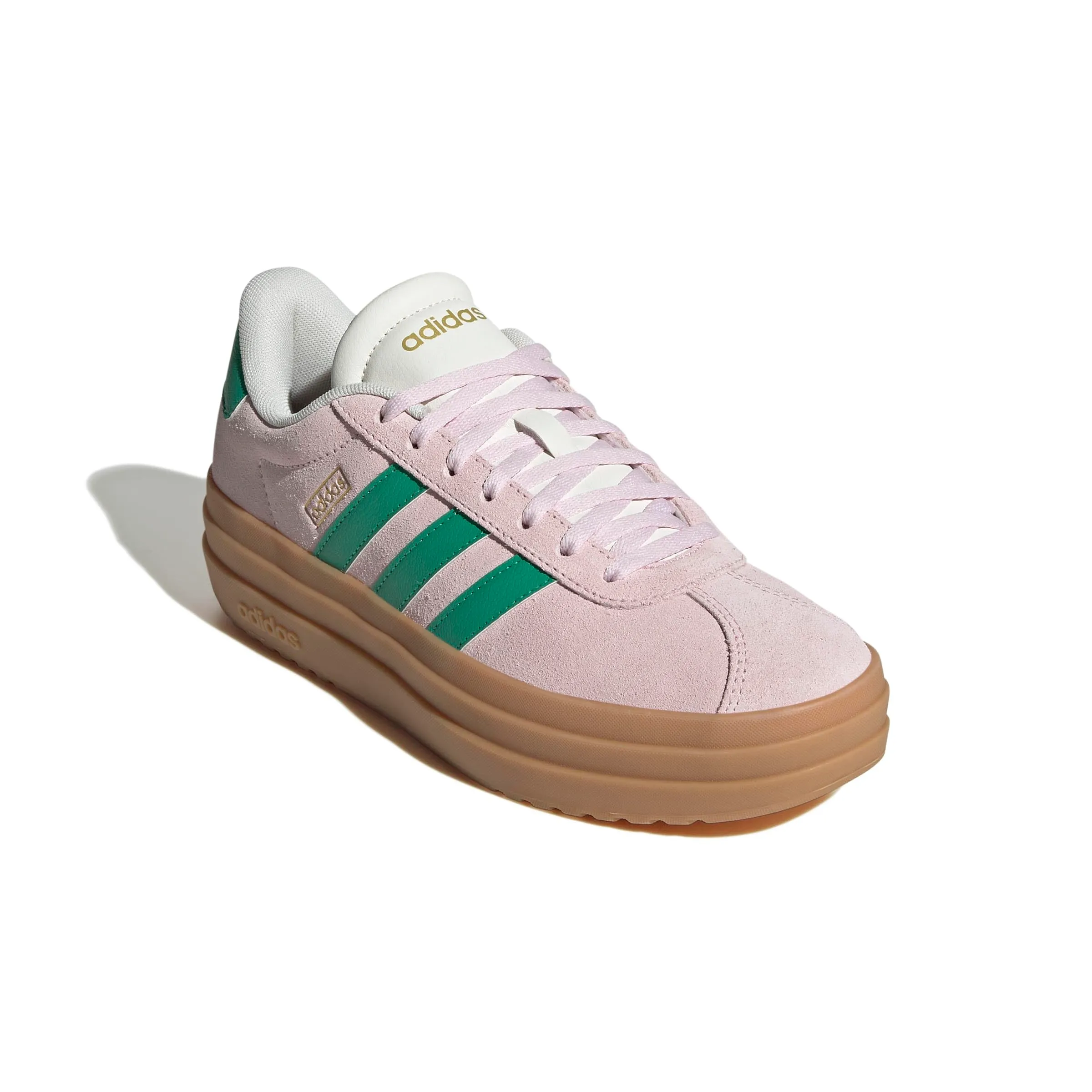 adidas VL Court Bold Shoes, Clear Pink/Court Green/Core White, 44 EU - immagine 3