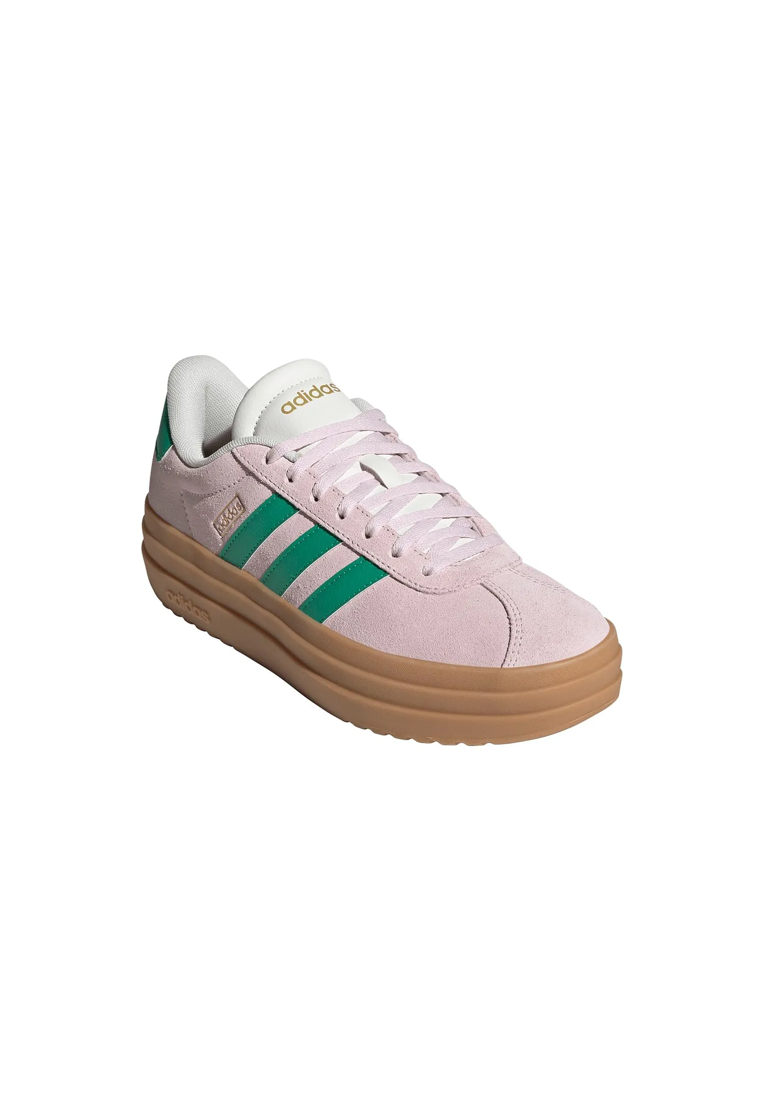 adidas VL Court Bold Shoes, Clear Pink/Court Green/Core White, 44 EU - immagine 4