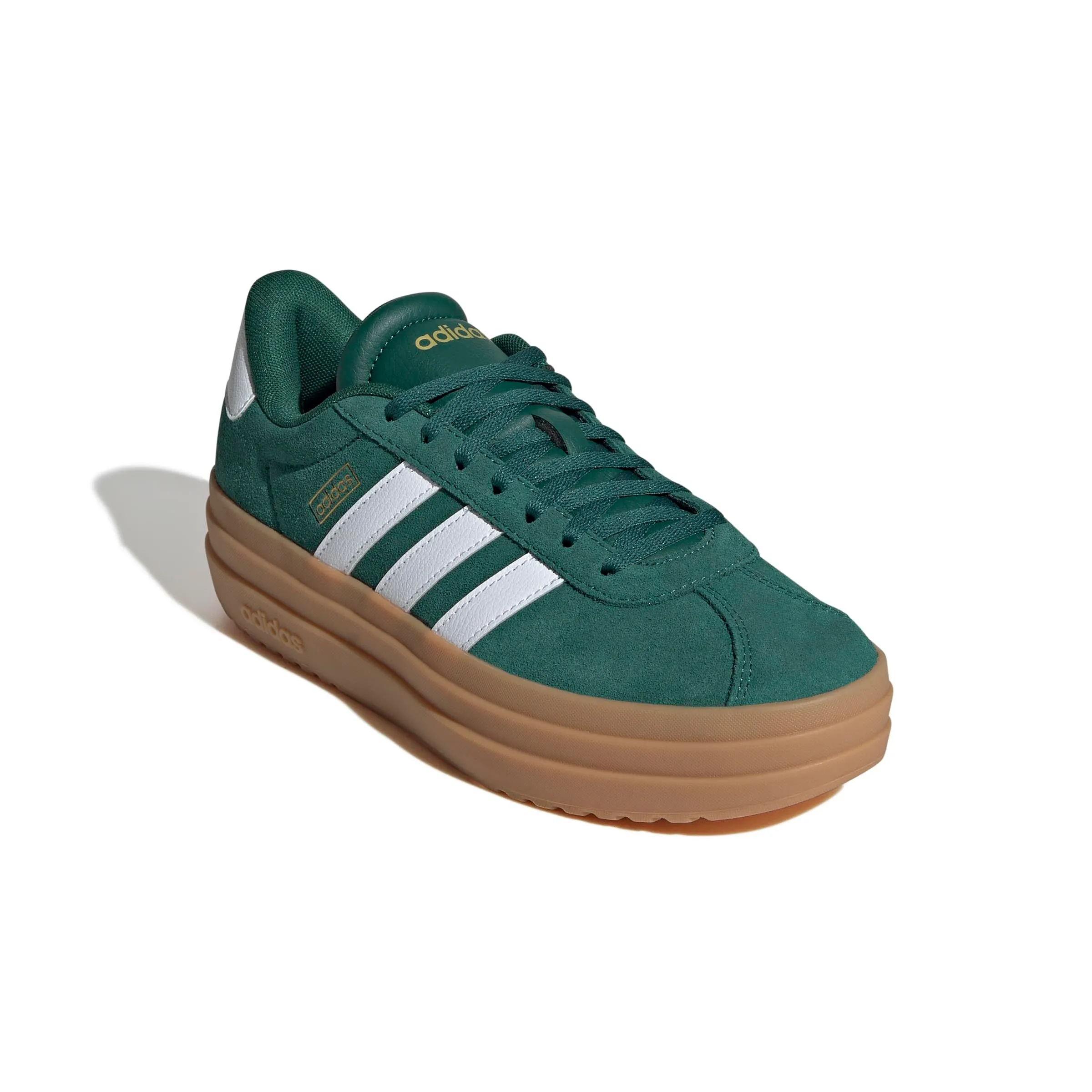 adidas VL Court Bold Shoes, Collegiate Green/Cloud White/Gold Metallic, 36 2/3 EU - immagine 3