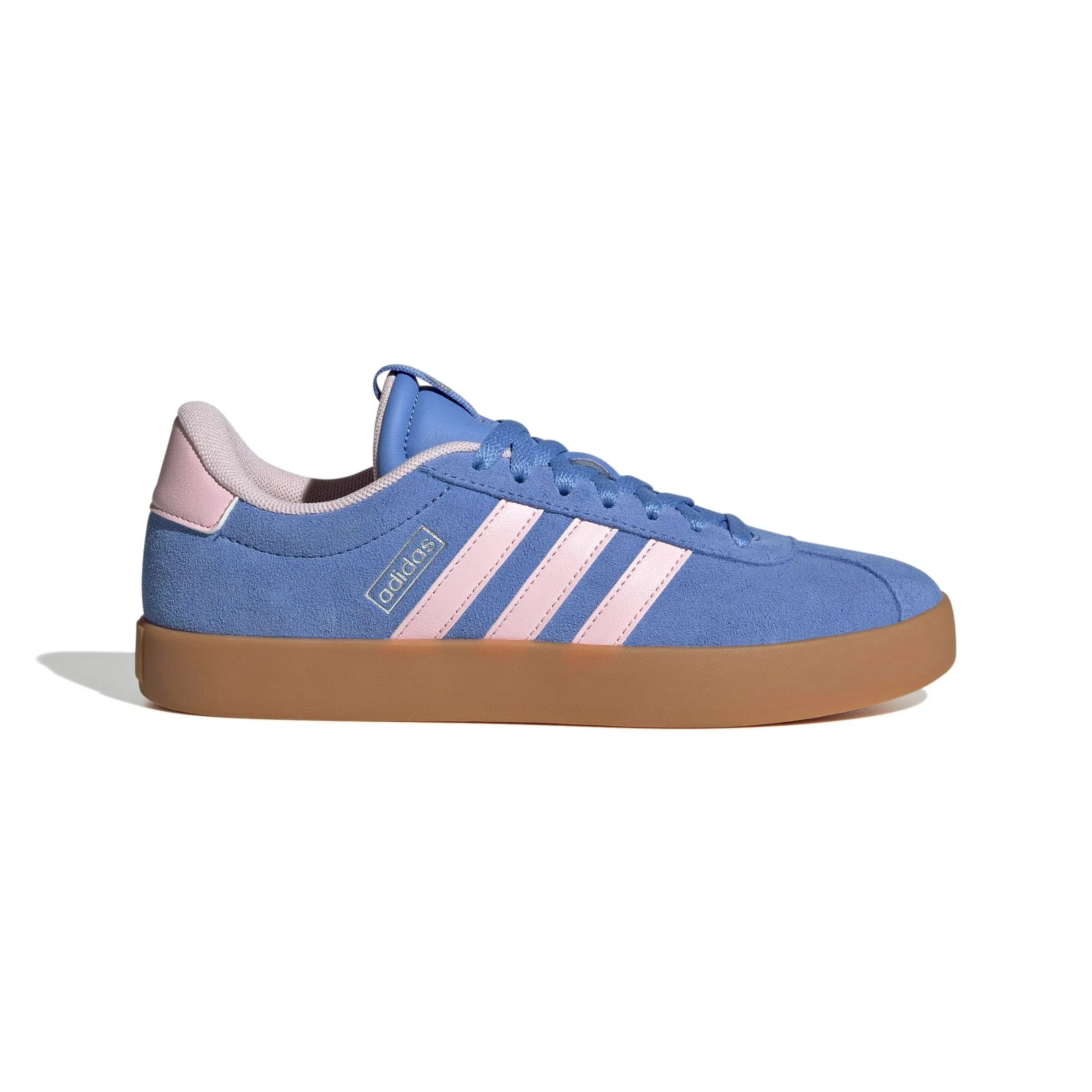 Adidas VL Court 3.0 Shoes, Blue Fusion/Clear Pink/Silver Met., 40 2/3 EU - immagine 2