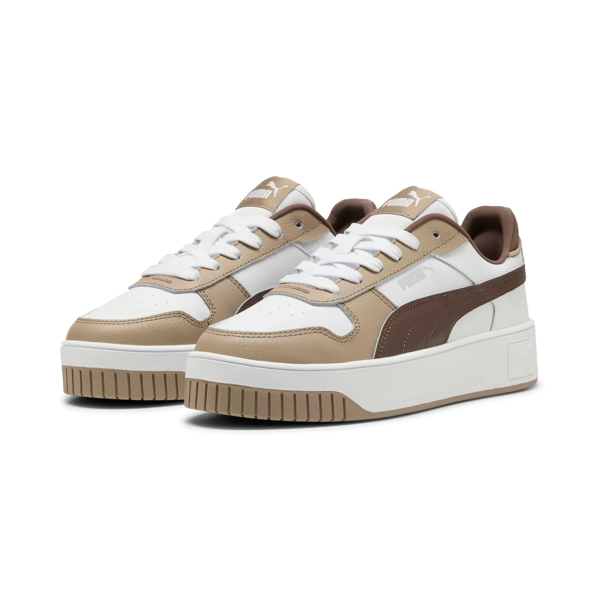Puma Carina Street Sneaker - White Flat Bronze Ice Coffee - 42 EU - immagine 1