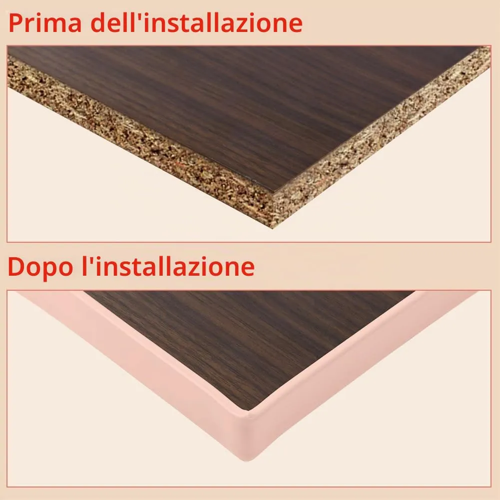 Flintronic Bordatura Autoadesiva a Forma di U, 5m x 18mm - immagine 5