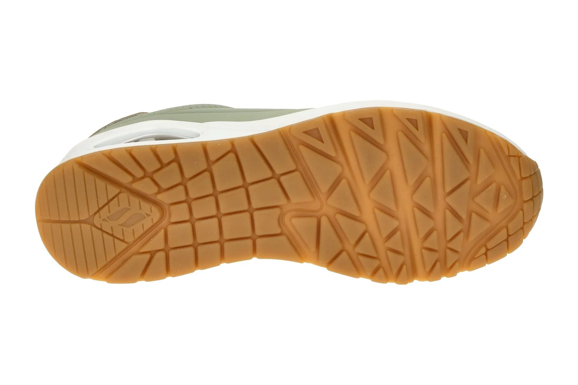 Skechers Uno Golden Air Scarpe da Ginnastica da Donna, Sage Durabuck/Silver Trim, 40 EU - immagine 9