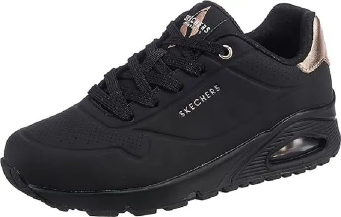 Skechers Uno Golden Air Scarpe da Ginnastica da Donna, Taupe Durabuck/Silver Trim, 38 EU - immagine 5