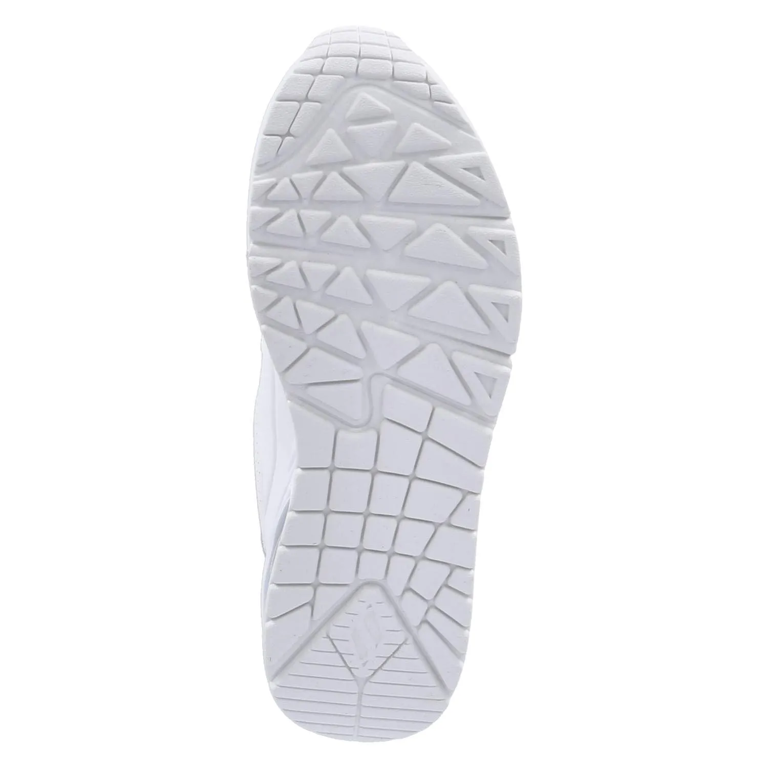 Skechers Uno Golden Air Scarpe da Ginnastica da Donna, White Durabuck/Silver Trim, 37.5 EU - immagine 8