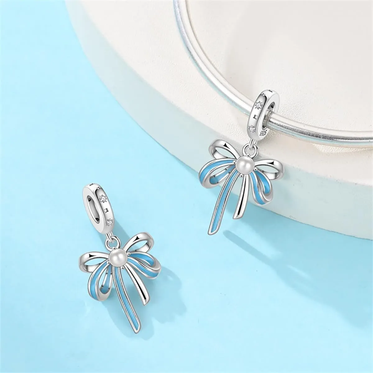 LNQOBU Ciondolo Charm Donna in Argento Sterling 925 per Bracciali e Collane - immagine 2