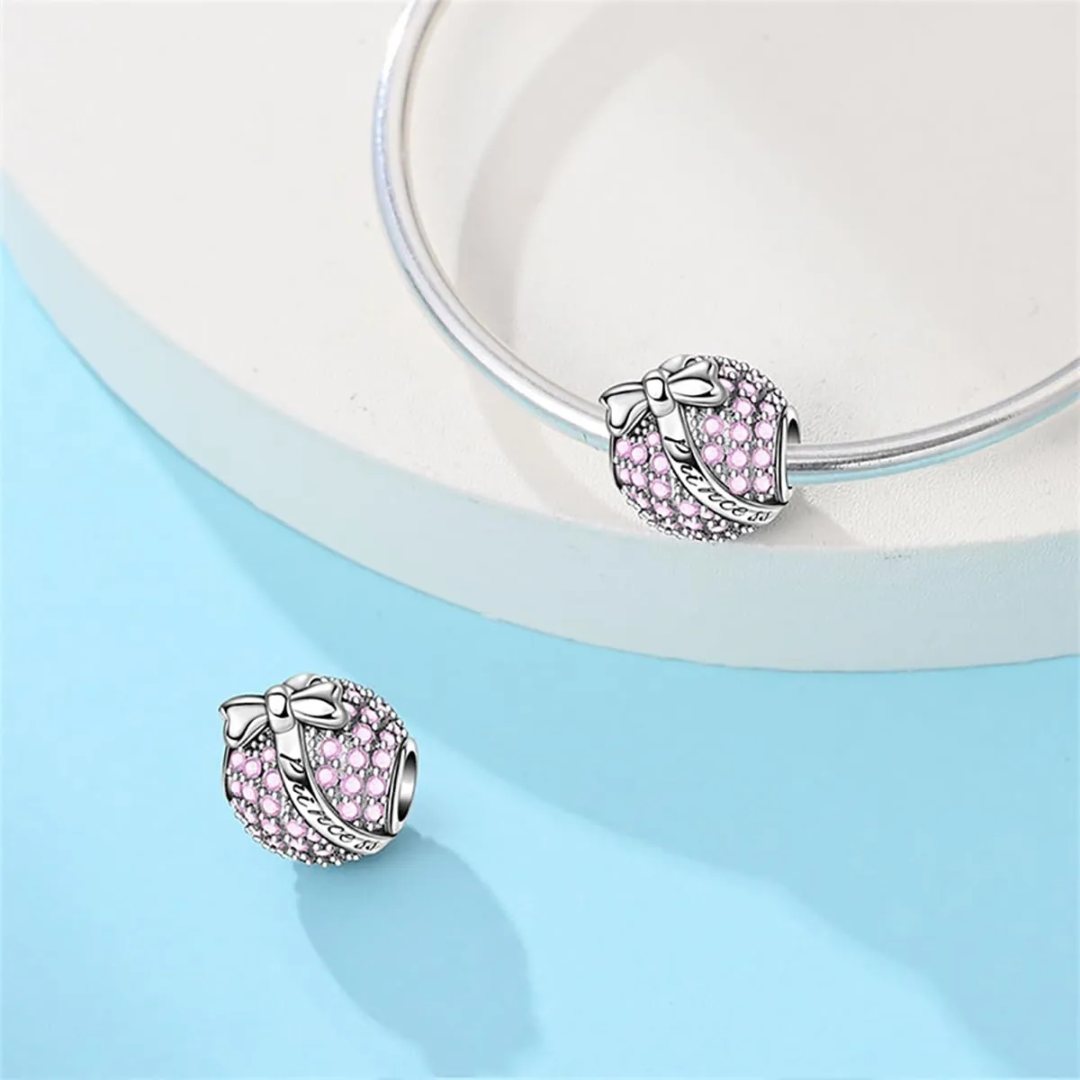 LNQOBU Ciondolo Charm Donna in Argento Sterling 925 per Bracciali e Collane - immagine 2