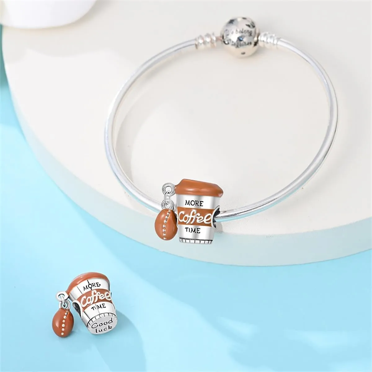 LNQOBU Ciondolo Charm Donna in Argento Sterling 925 per Bracciali e Collane - immagine 3