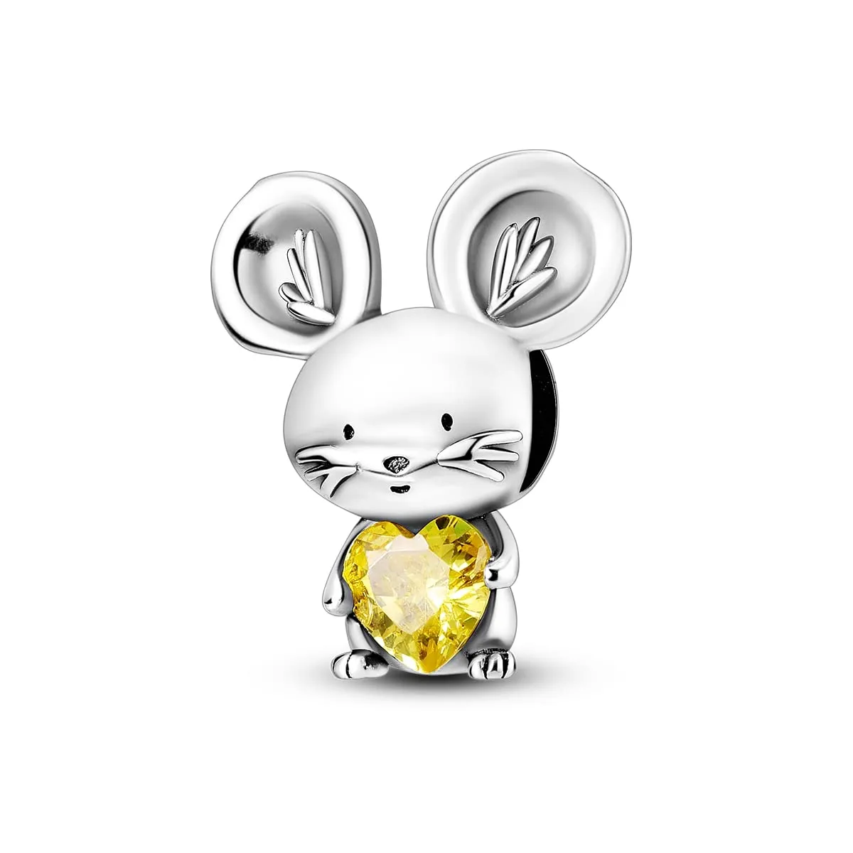 CYMYSS Charm Ciondoli Donna in Argento 925 per Bracciali e Collane Europei, Ciondolo Pendente Bead, Clip Stopper e Catena di Sicurezza - immagine 1