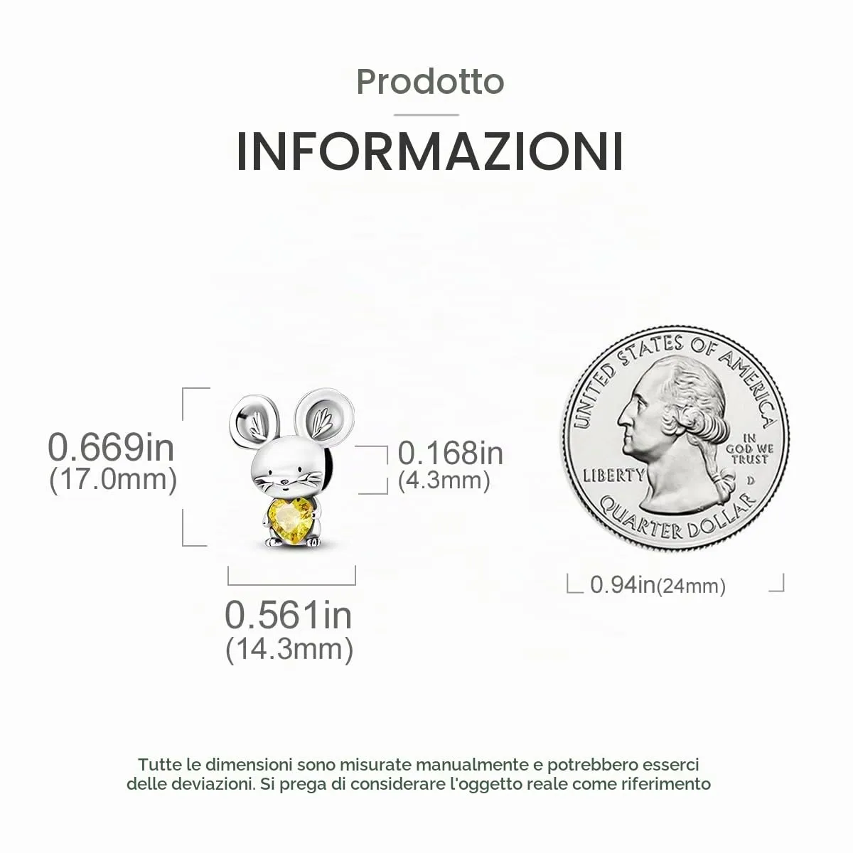 CYMYSS Charm Ciondoli Donna in Argento 925 per Bracciali e Collane Europei, Ciondolo Pendente Bead, Clip Stopper e Catena di Sicurezza - immagine 2