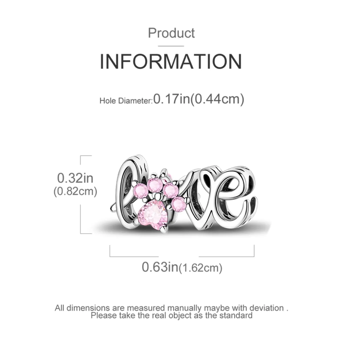 LNQOBU Ciondolo Charm Donna in Argento Sterling 925 per Bracciali e Collane - immagine 5