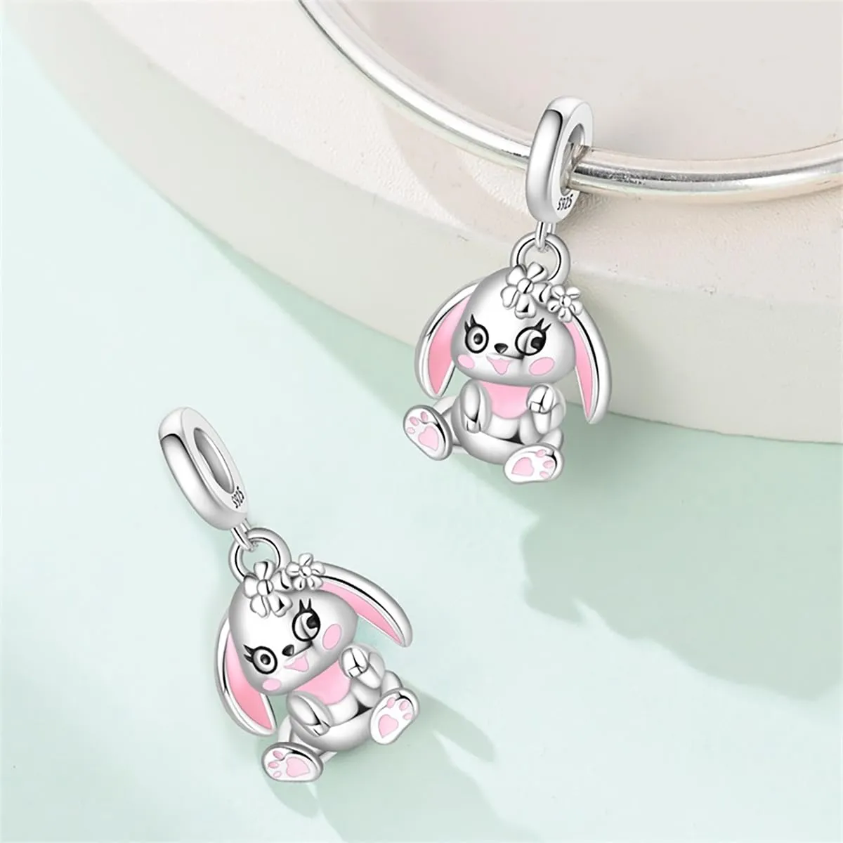 LNQOBU Ciondolo Charm Donna in Argento Sterling 925 per Bracciali e Collane - immagine 2