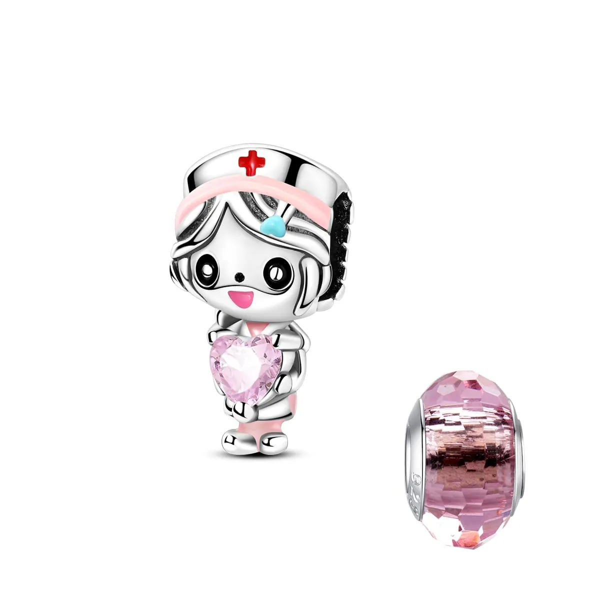 LNQOBU Ciondolo Charm Donna in Argento Sterling 925 per Bracciali e Collane - immagine 1