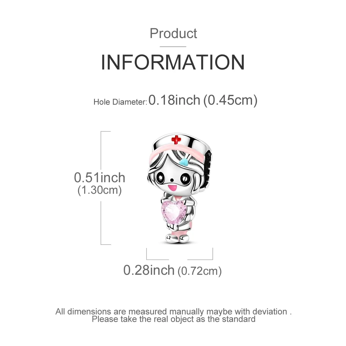 LNQOBU Ciondolo Charm Donna in Argento Sterling 925 per Bracciali e Collane - immagine 4
