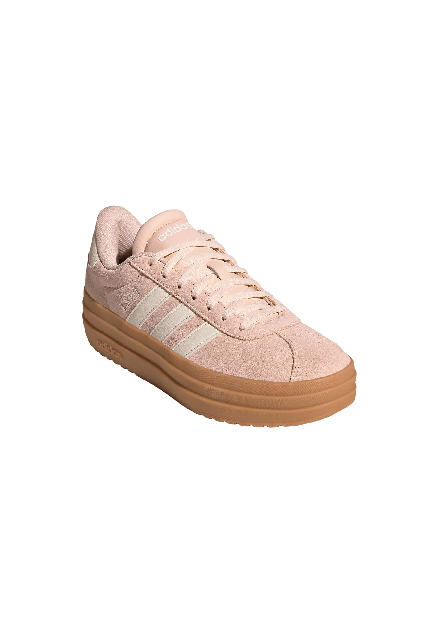 adidas VL Court Bold Shoes - Blush Pink/Off White/Gum 3 - immagine 4
