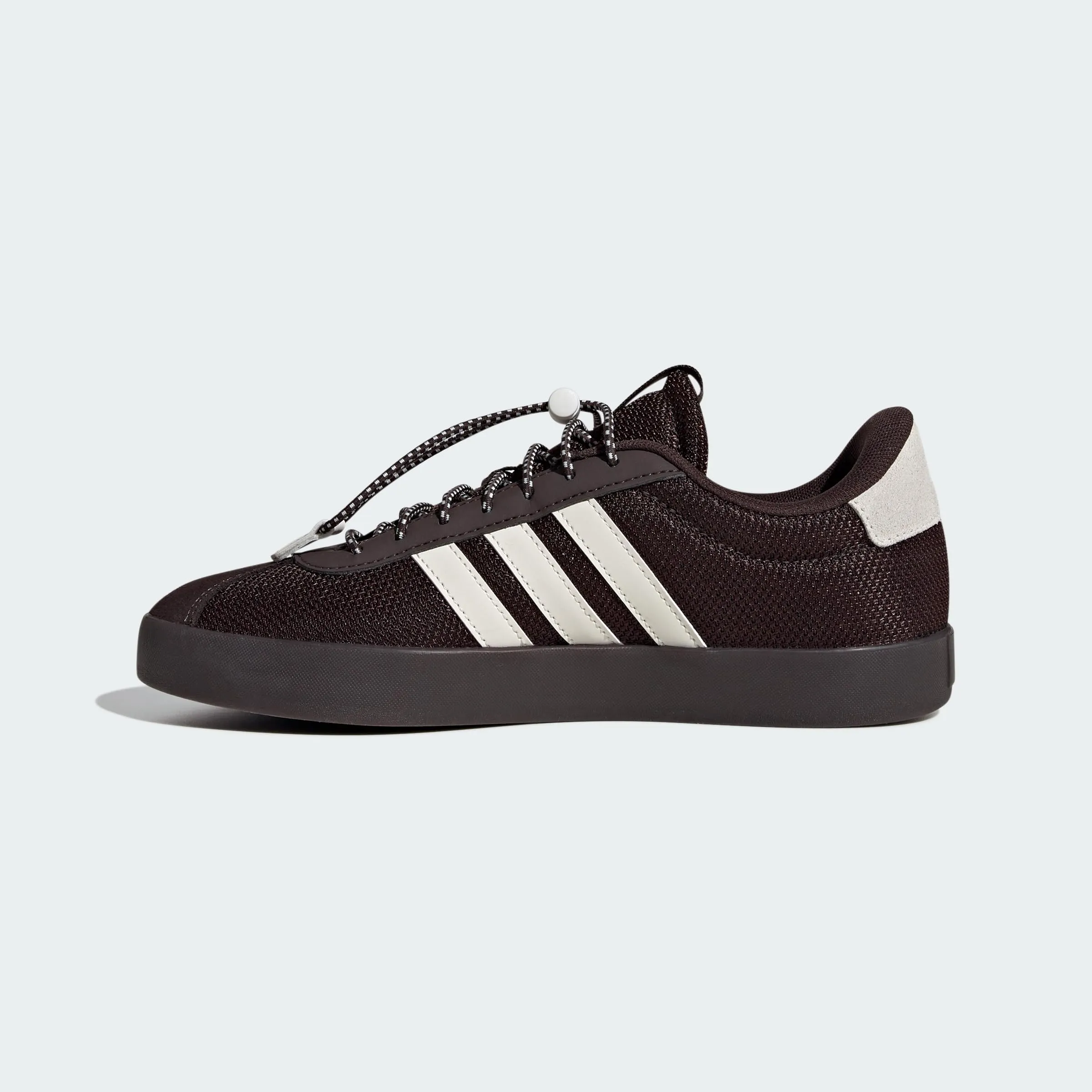 adidas VL Court 3.0 Shoes - Aurora Coffee/Off White/Gold Met. - 38 EU - immagine 3