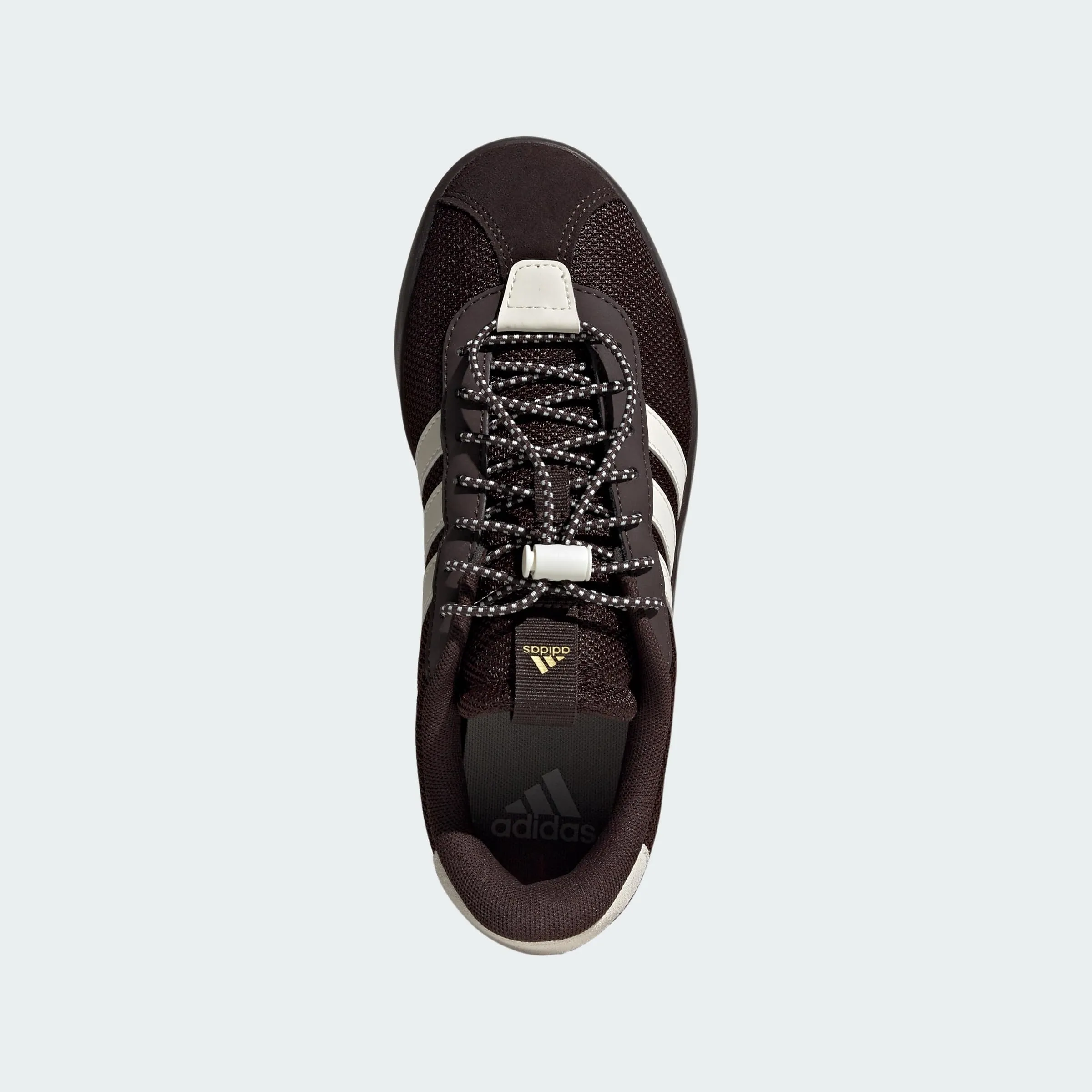 adidas VL Court 3.0 Shoes - Aurora Coffee/Off White/Gold Met. - 38 EU - immagine 4