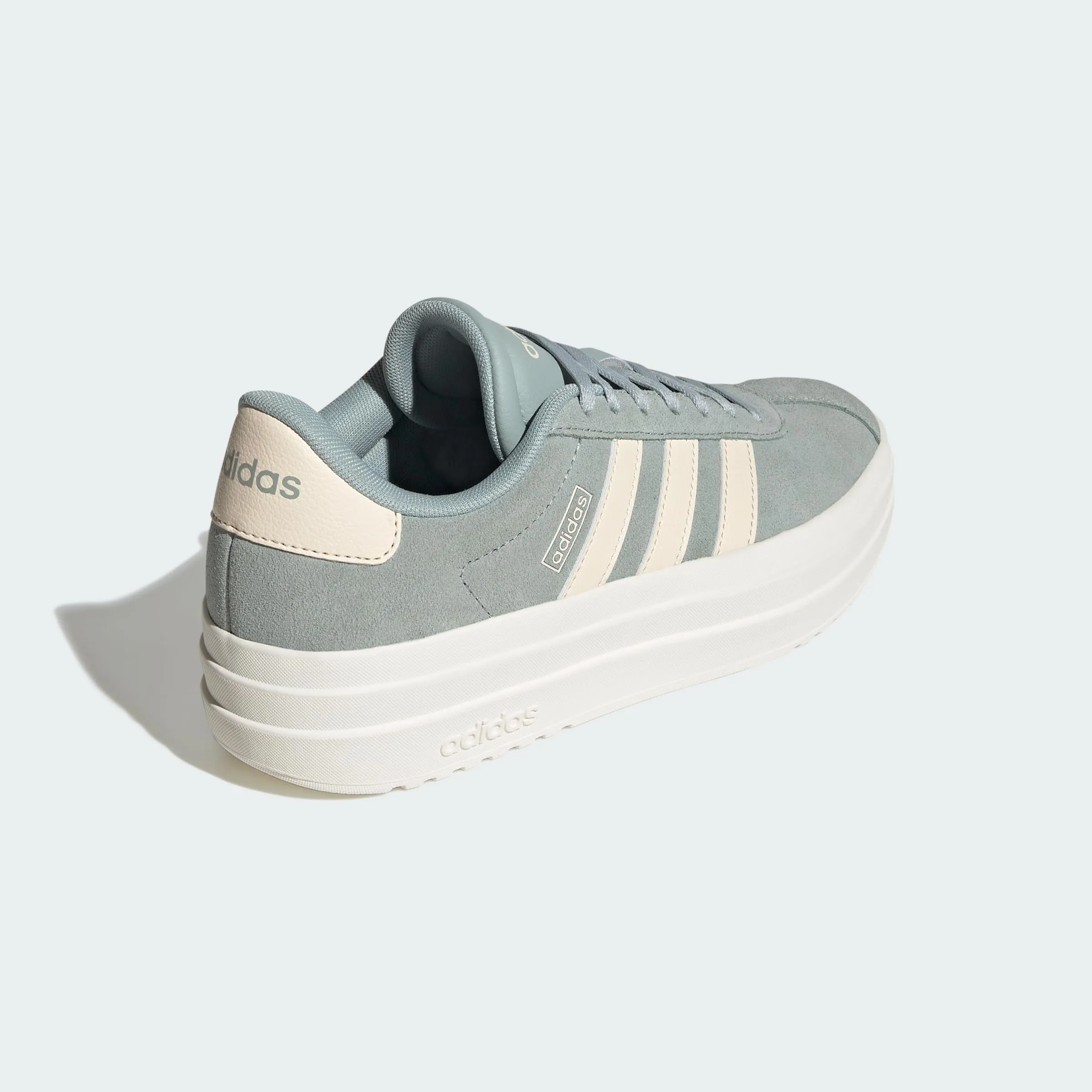 adidas VL Court Bold Shoes - Wonder Sage/Wonder White/Off White - 41 1/3 EU - immagine 9