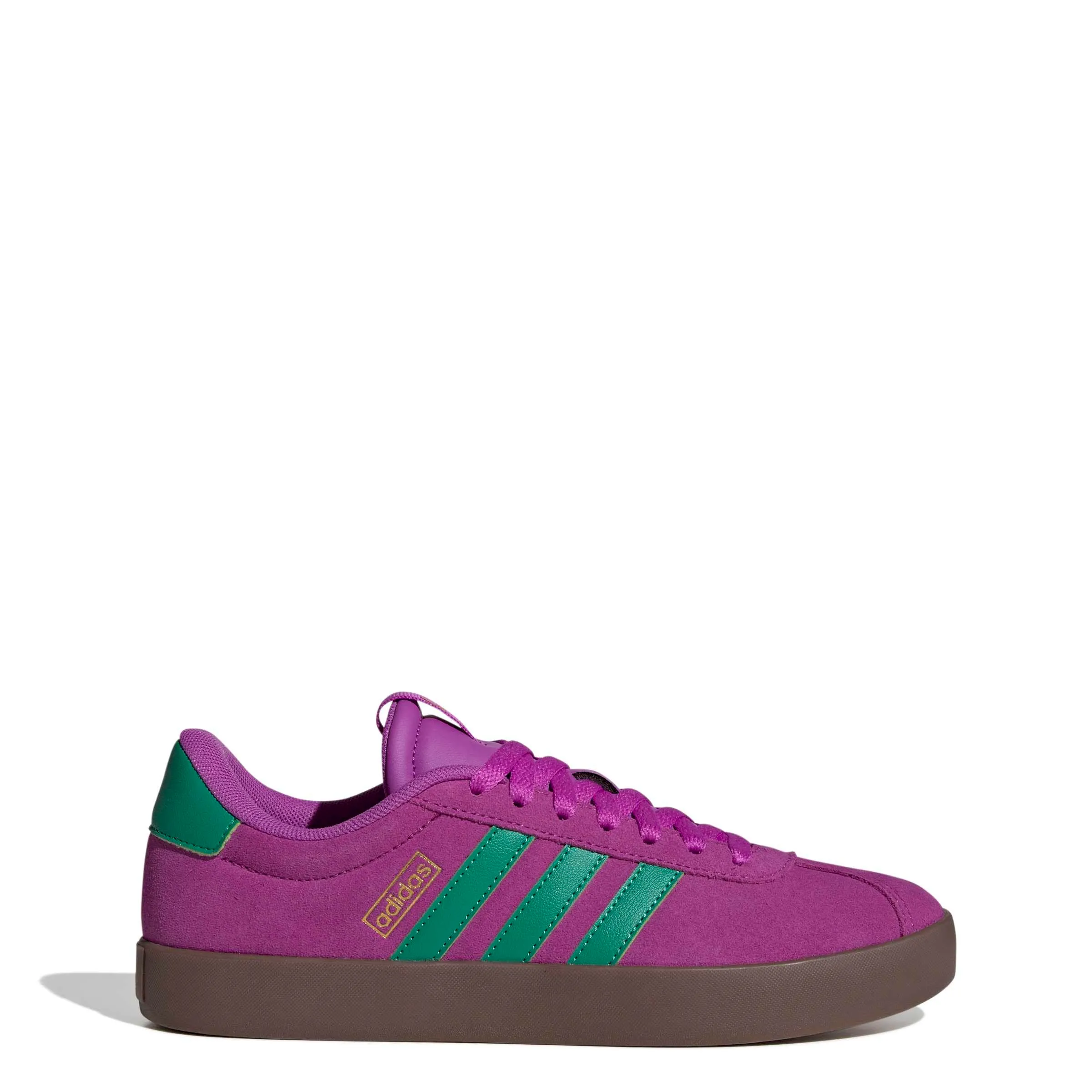 adidas VL Court 3.0 Shoes, Purple Burst/Court Green/Gold Met., 40 EU - immagine 2
