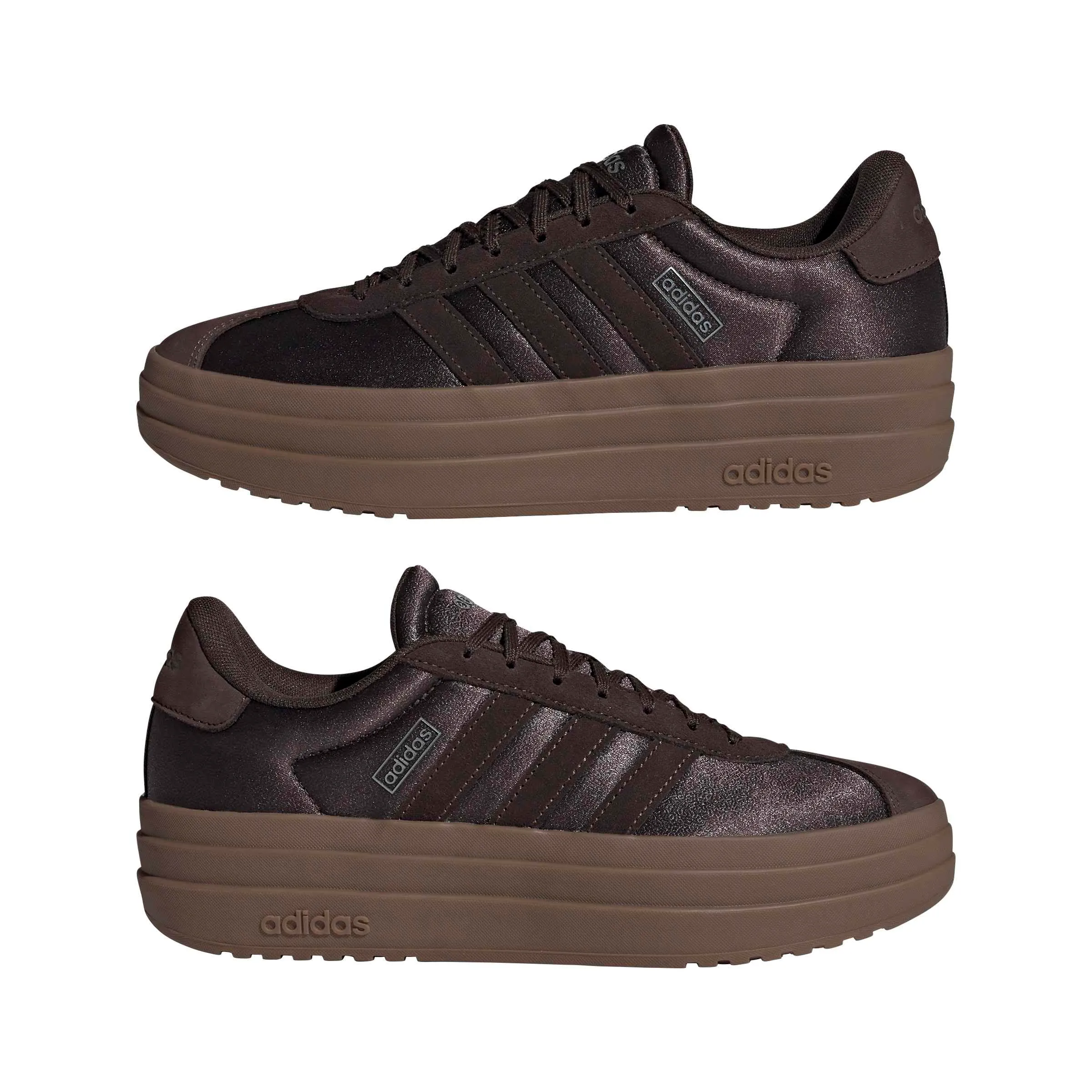 adidas VL Court Bold Shoes - Aurora Coffee/Gum5 - 36 2/3 EU - immagine 7