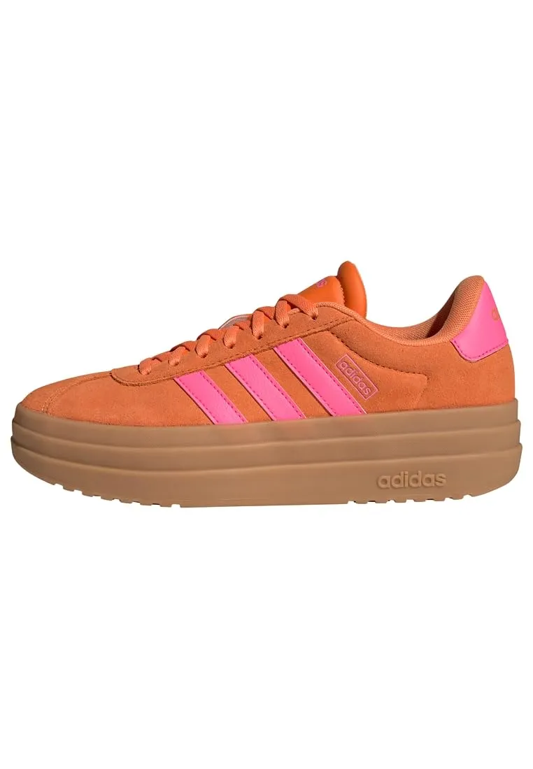 adidas VL Court Bold Women's Shoes, Pure Orange/Lucid Pink/Gum 3, 36 2/3 EU - immagine 1