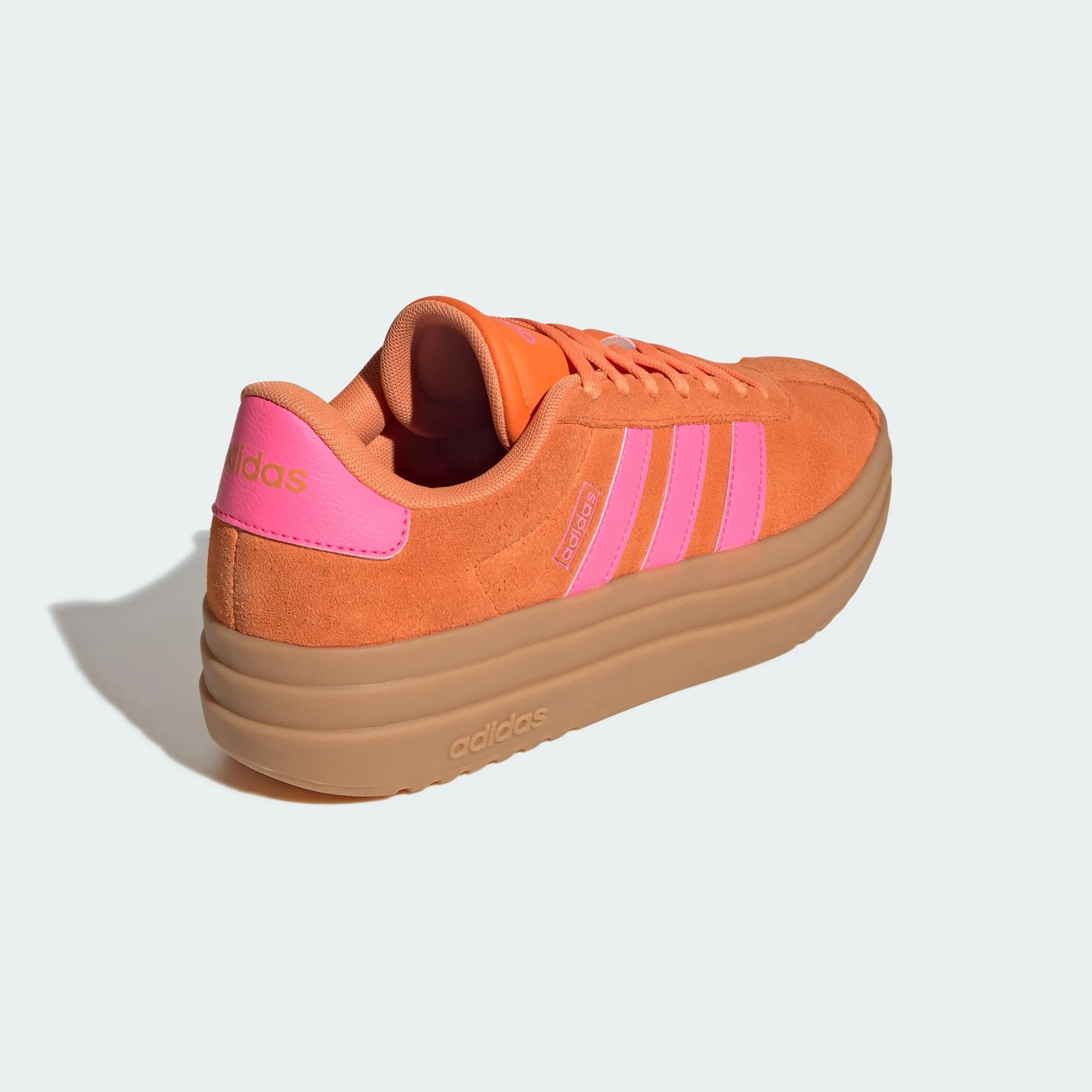 adidas VL Court Bold Women's Shoes, Pure Orange/Lucid Pink/Gum 3, 36 2/3 EU - immagine 8