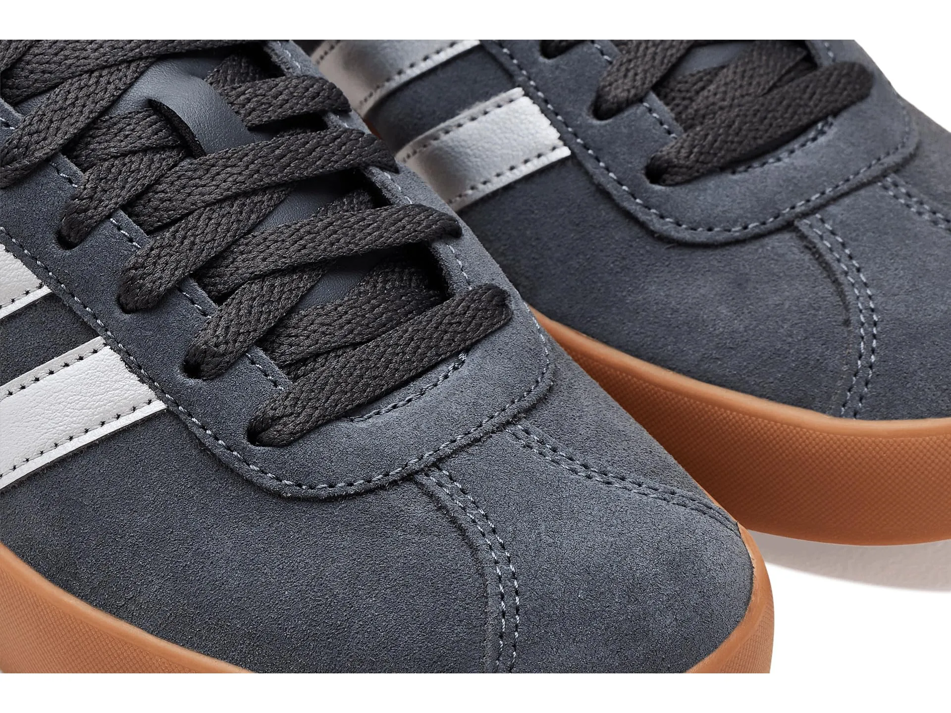 adidas VL Court 3.0 Shoes, Carbon/Silver Met./Gold Met., 36 EU - immagine 2
