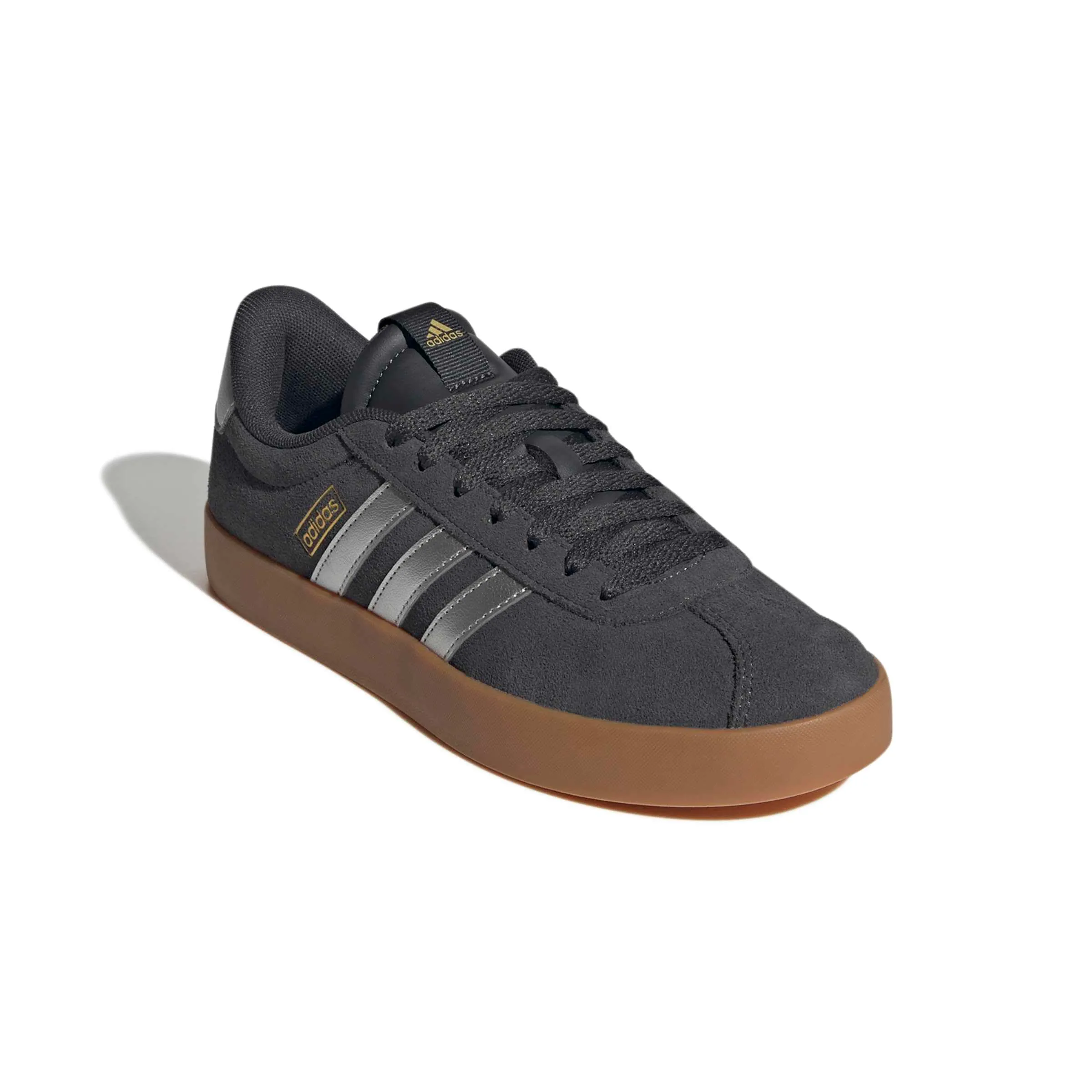 adidas VL Court 3.0 Shoes, Carbon/Silver Met./Gold Met., 36 EU - immagine 5