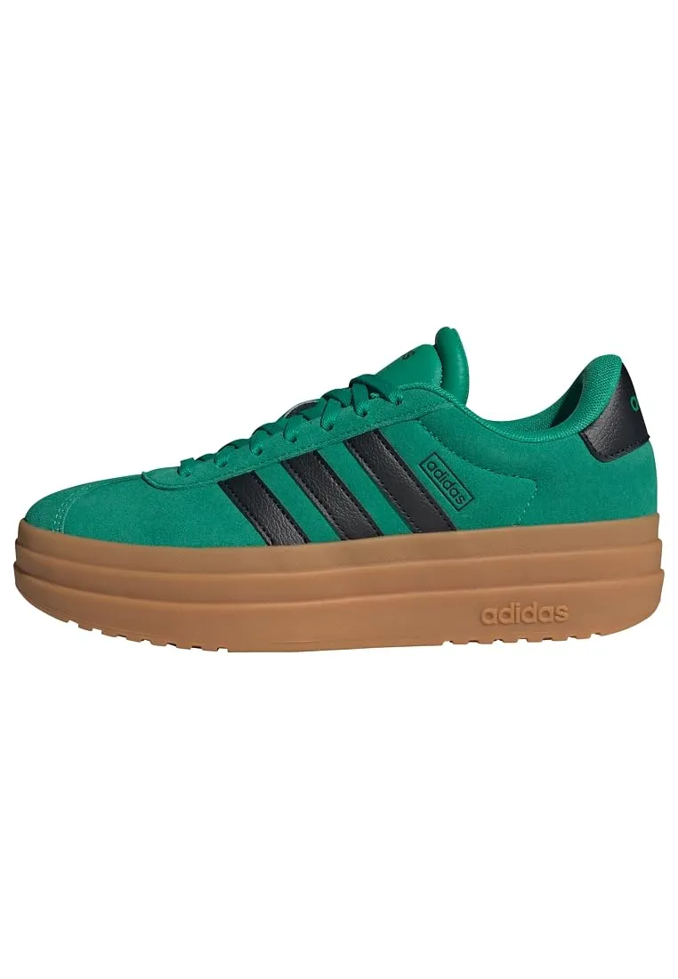 adidas VL Court Bold Shoes, Court Green/Core Black/Gum10, 38 2/3 EU - immagine 1