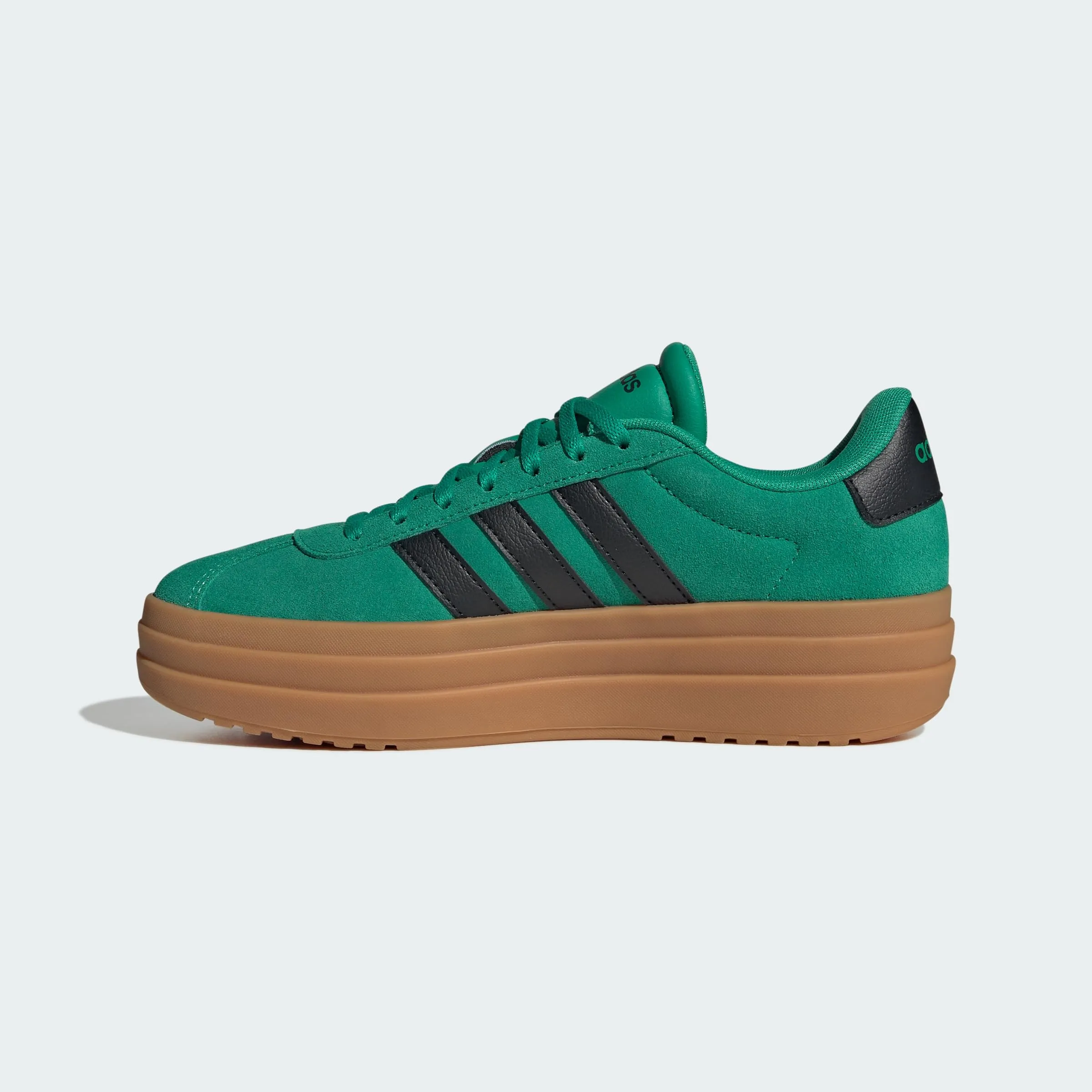 adidas VL Court Bold Shoes, Court Green/Core Black/Gum10, 38 2/3 EU - immagine 2