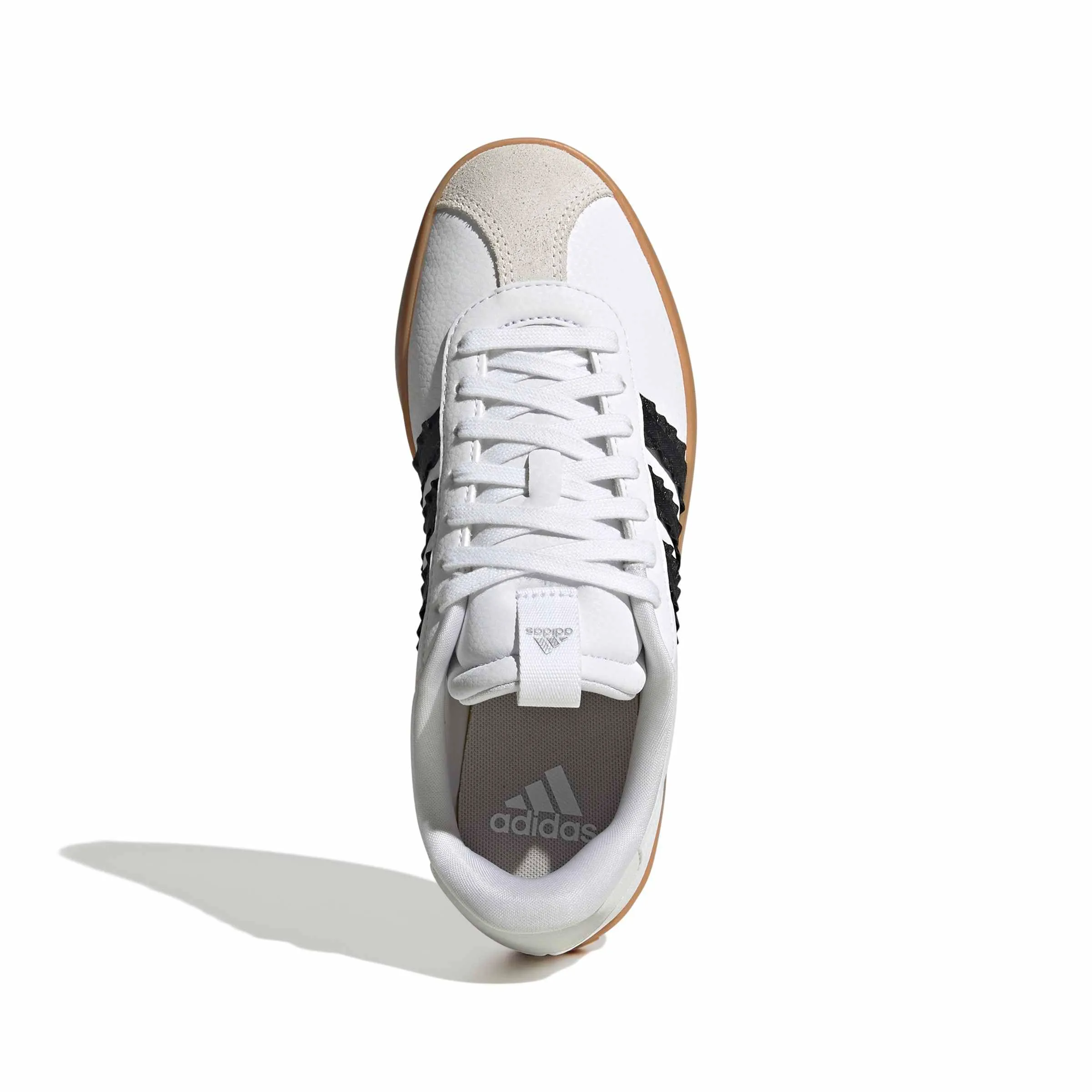 adidas VL Court 3.0 Shoes, Ftwr White/Core Black/Orbit Grey, 39 1/3 EU - immagine 2