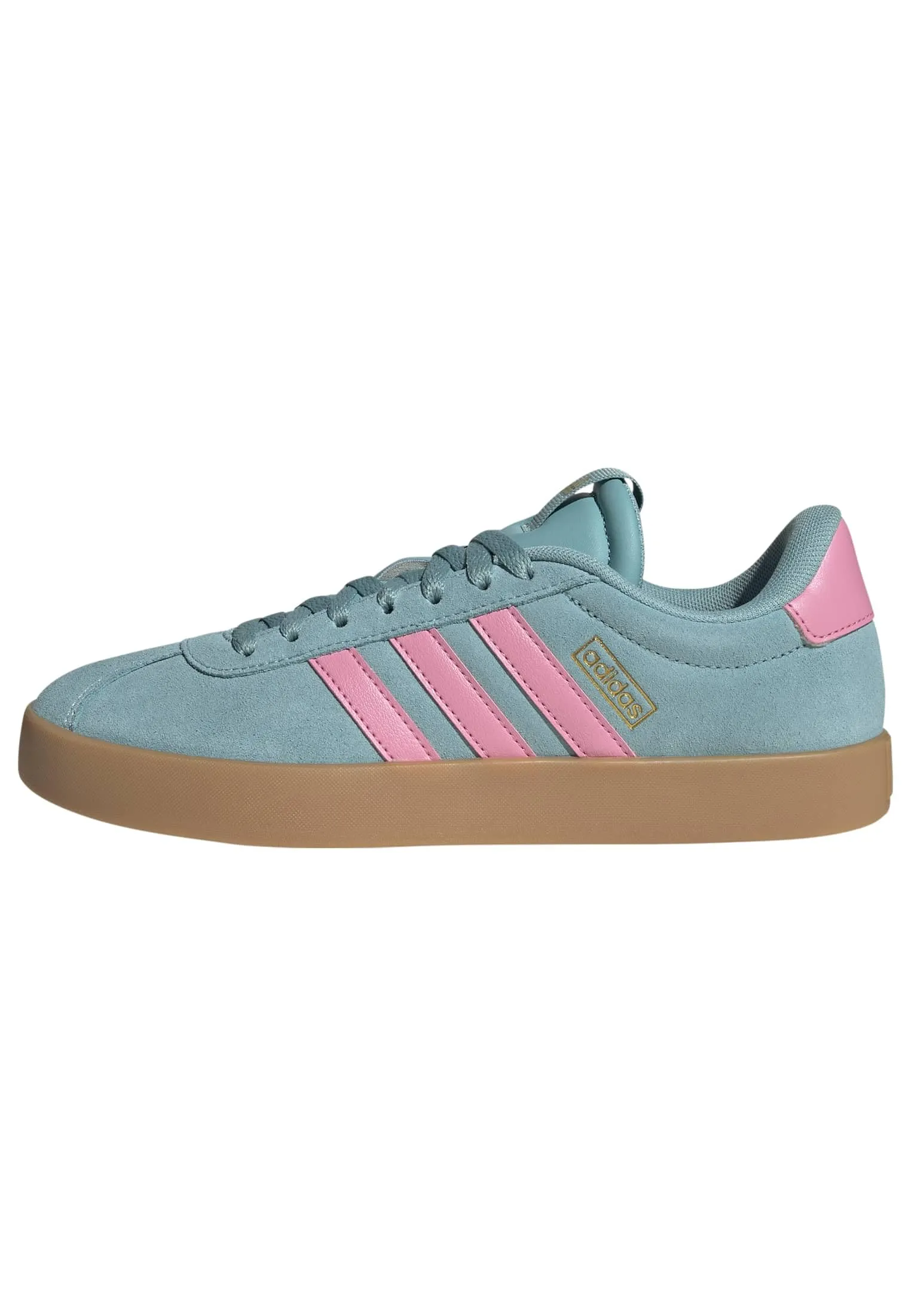 adidas VL Court 3.0 Shoes, Mint Ton/Bliss Pink/Gold Met., 36 EU - immagine 1