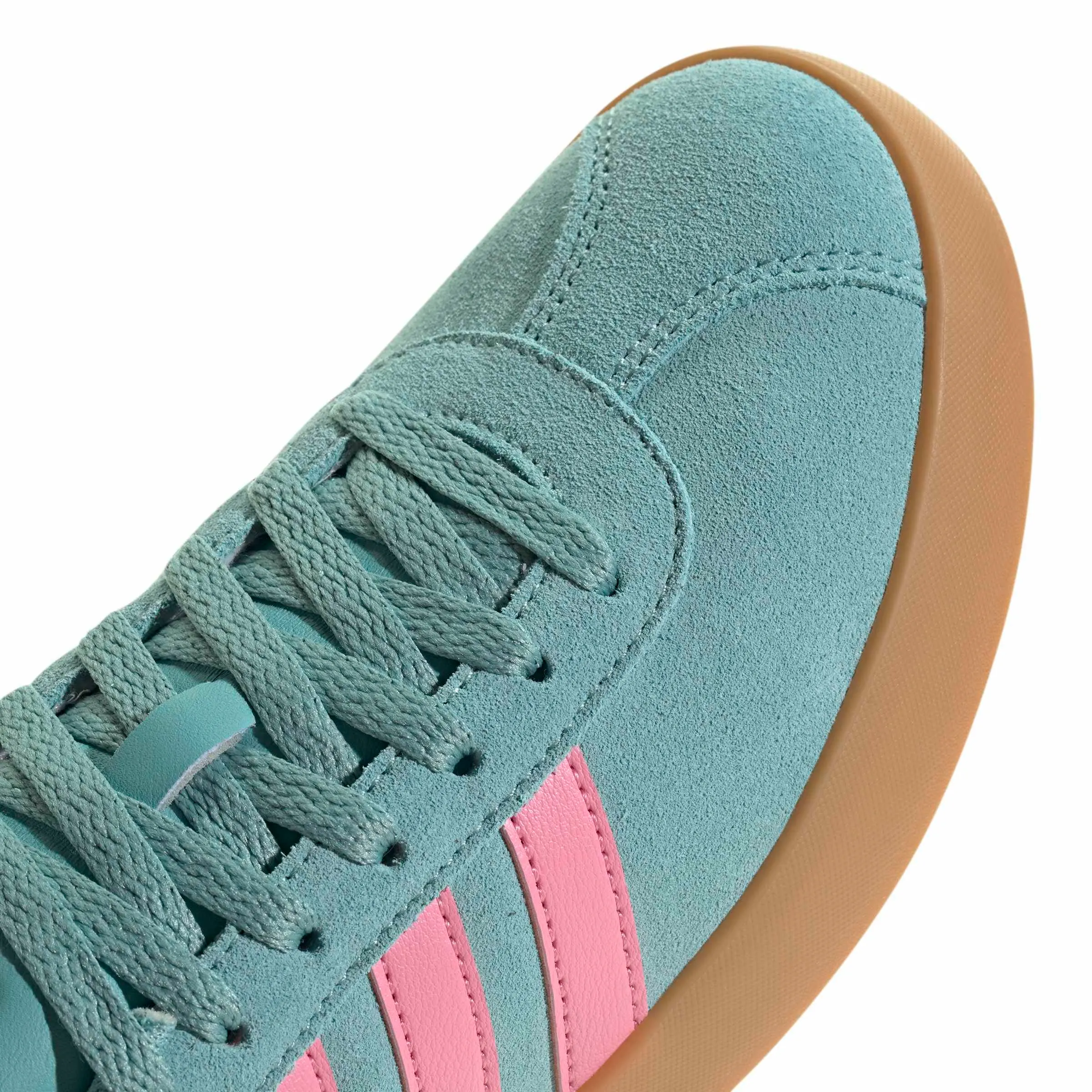 adidas VL Court 3.0 Shoes, Mint Ton/Bliss Pink/Gold Met., 36 EU - immagine 7