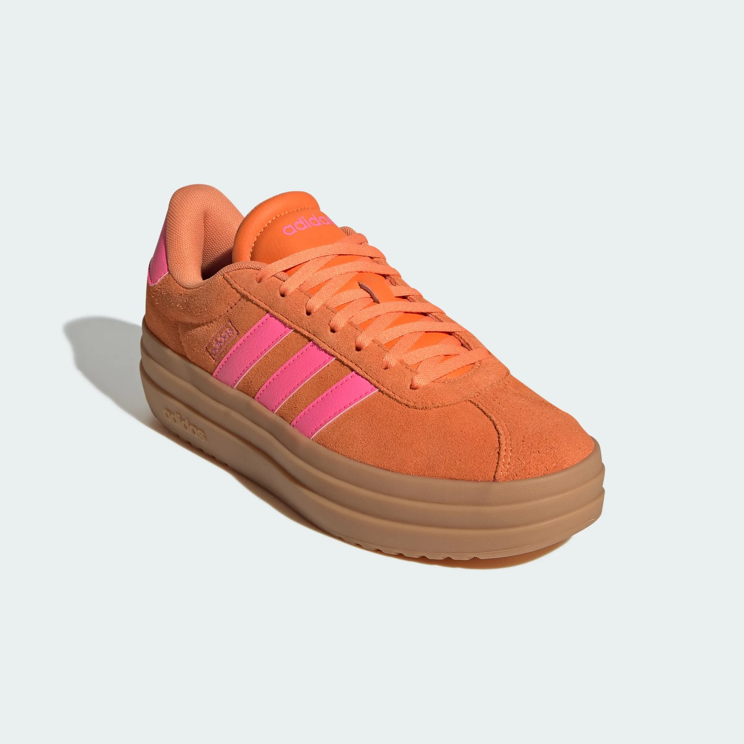 adidas VL Court Bold Shoes, Pure Orange/Lucid Pink/Gum 3, 39 1/3 EU - immagine 7
