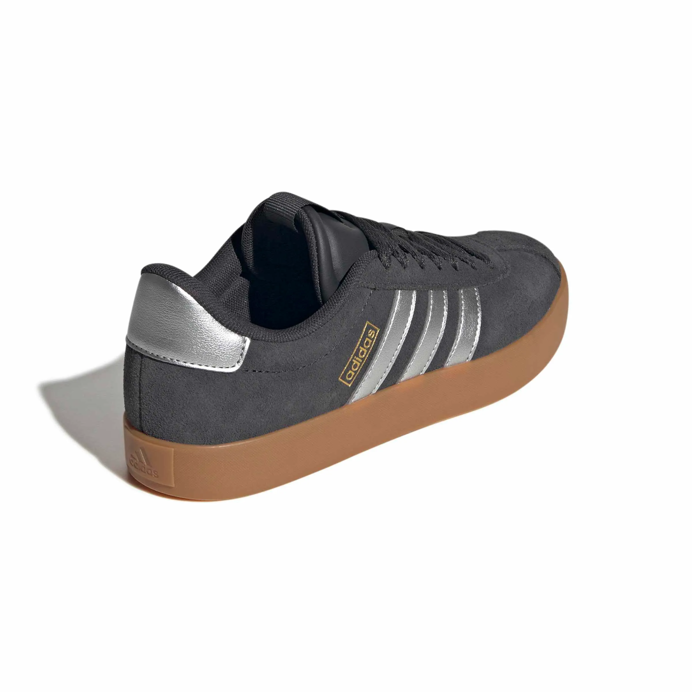 adidas VL Court 3.0 Shoes, Carbon/Silver Met./Gold Met., 36 2/3 EU - immagine 6