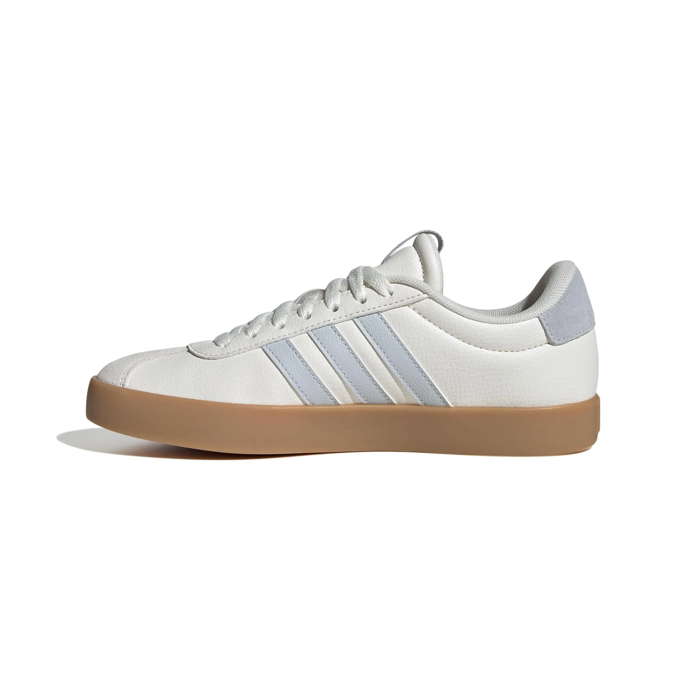 adidas VL Court 3.0 Shoes - Core White/Halo Blue/Gum 3, 40 EU - immagine 1