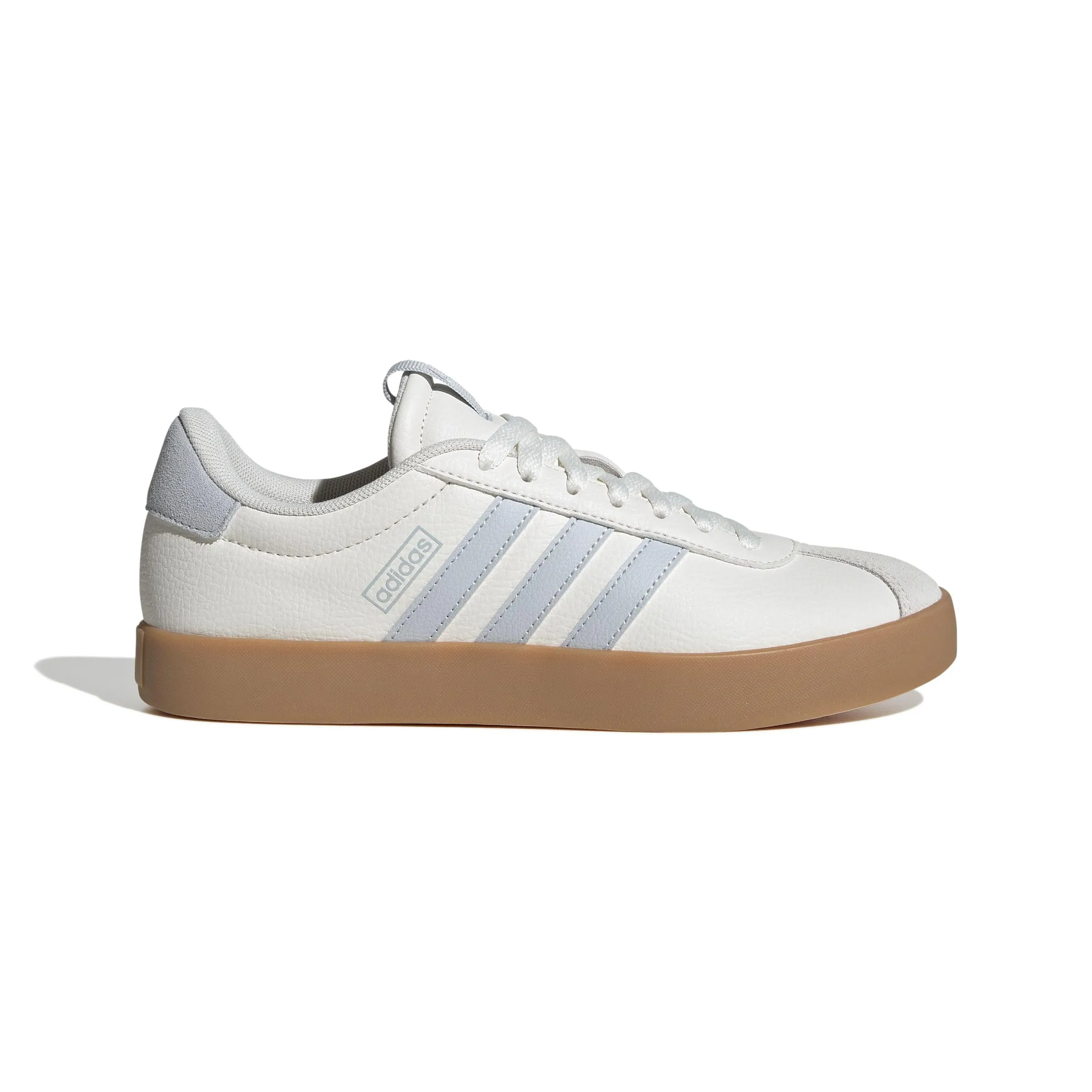 adidas VL Court 3.0 Shoes - Core White/Halo Blue/Gum 3, 40 EU - immagine 2