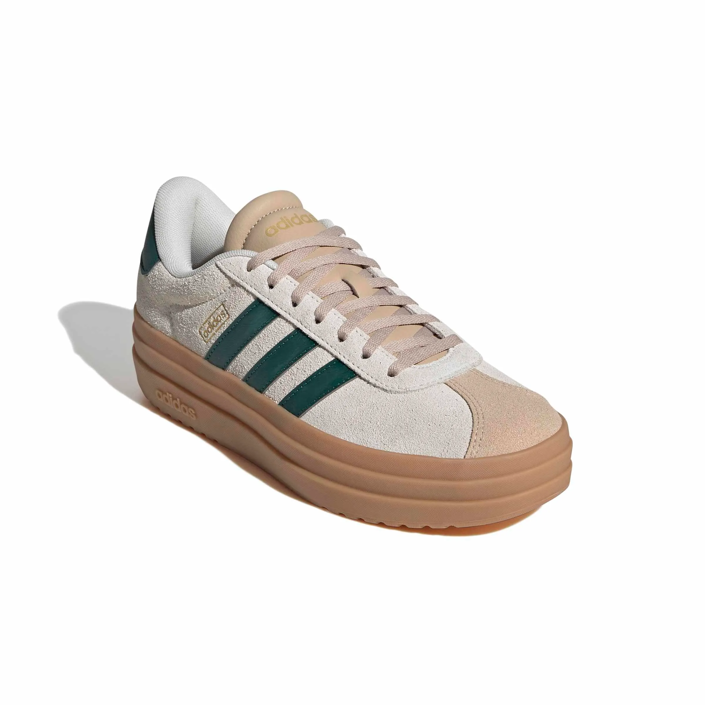 adidas VL Court Bold Shoes, Cream White/Collegiate Green/Magic Beige, 38 EU - immagine 3