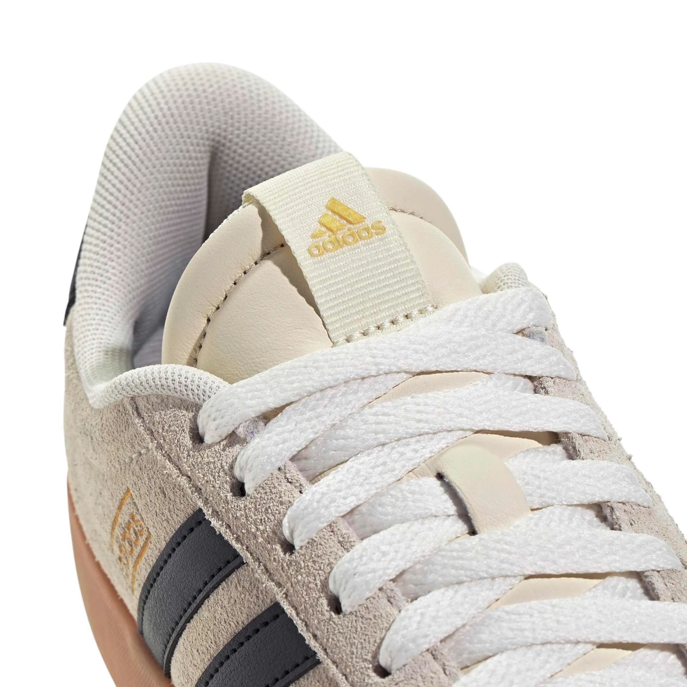 adidas VL Court 3.0 Shoes, Cream White/Core Black/Gold Met., 41 1/3 EU - immagine 7