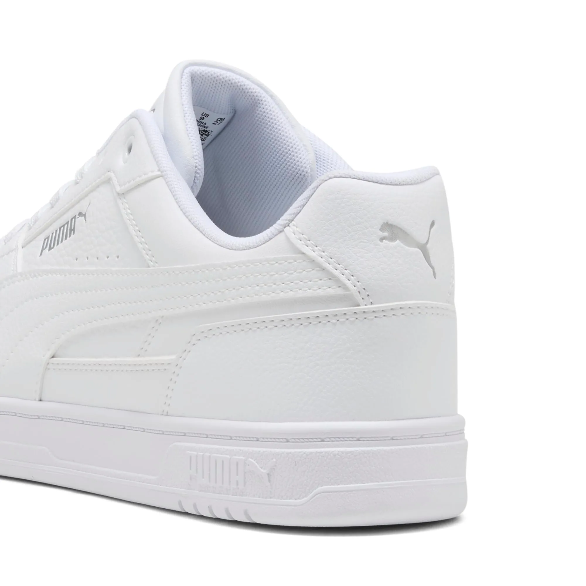 PUMA Caven III Unisex Sneakers - White Silver Black Metallic - 48 EU - immagine 2
