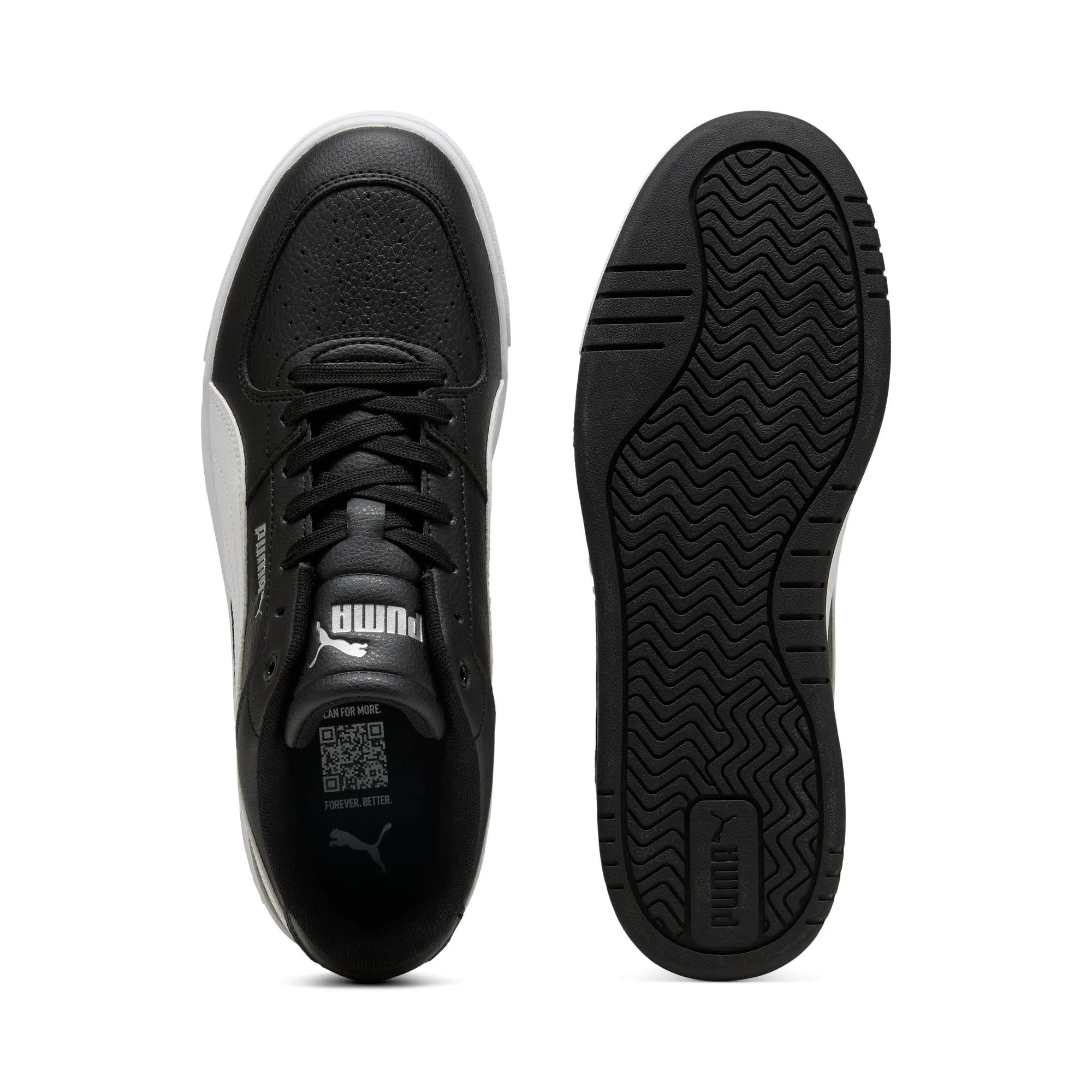 Puma Caven III Unisex Sneakers - Black White Silver Metallic - 48 EU - immagine 5
