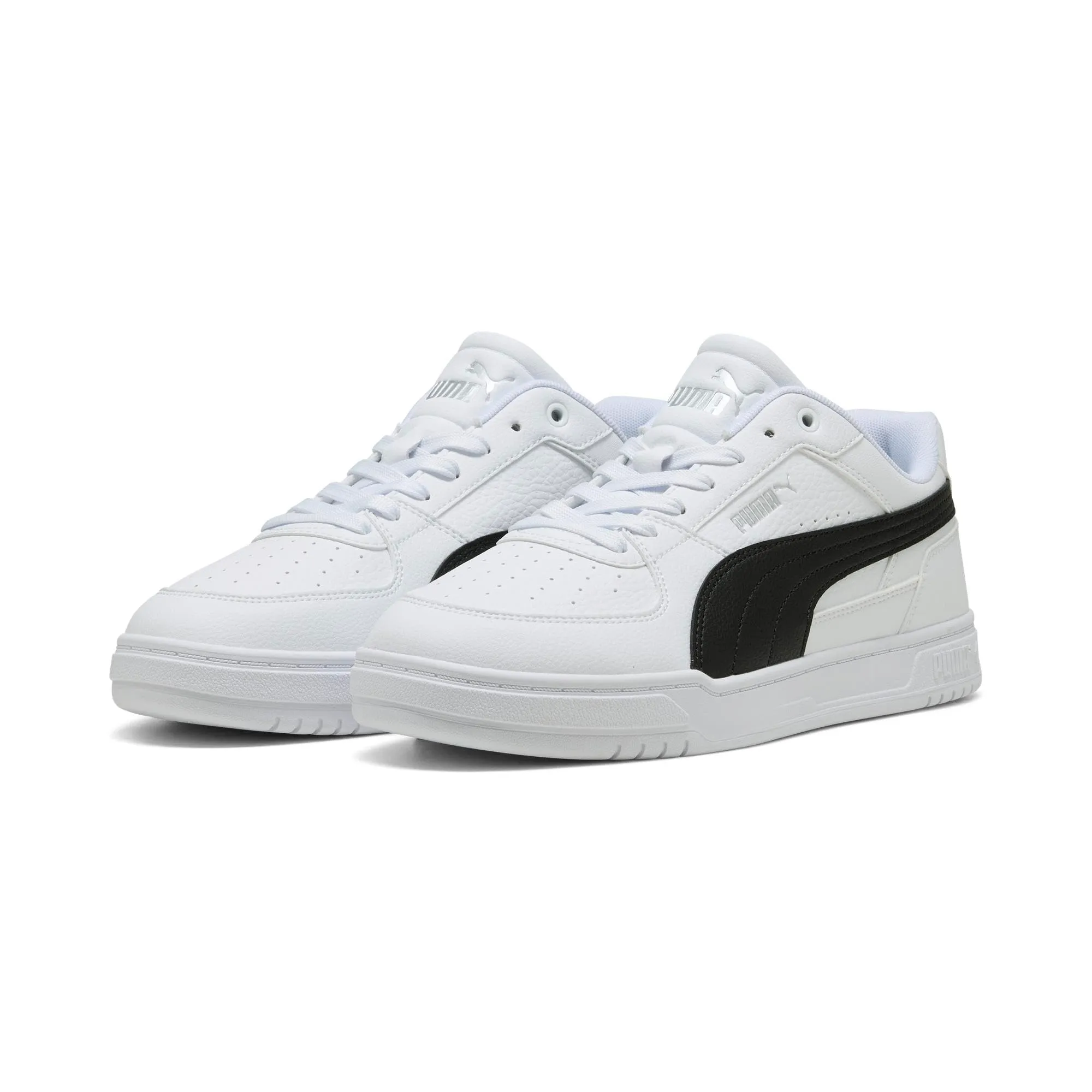 Puma Caven III Unisex Sneakers - White Black Silver Metallic - 45 EU - immagine 4